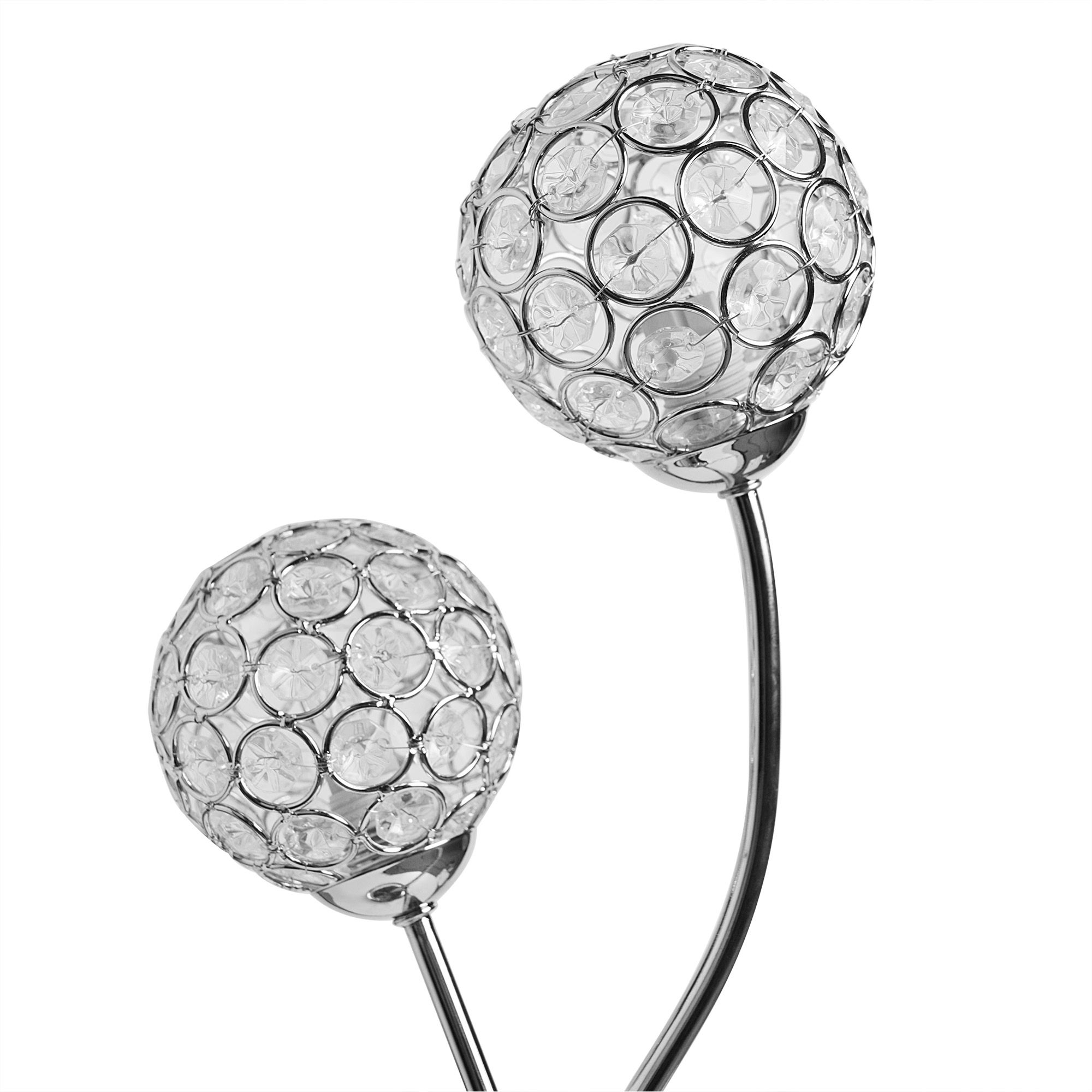 GoodHome Mantus Chrome effect Table light