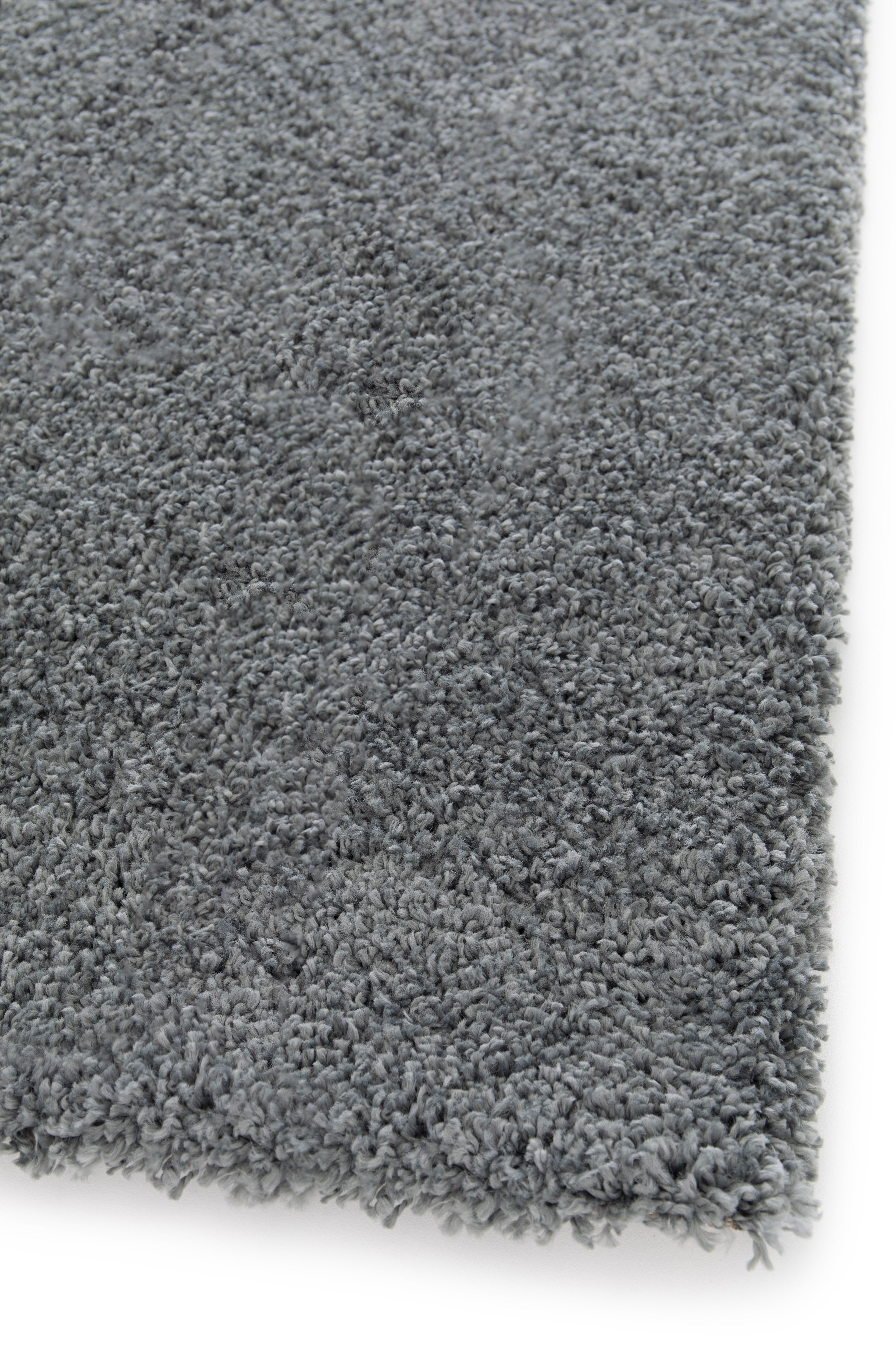 GoodHome Manzo Grey Rug 170cmx120cm