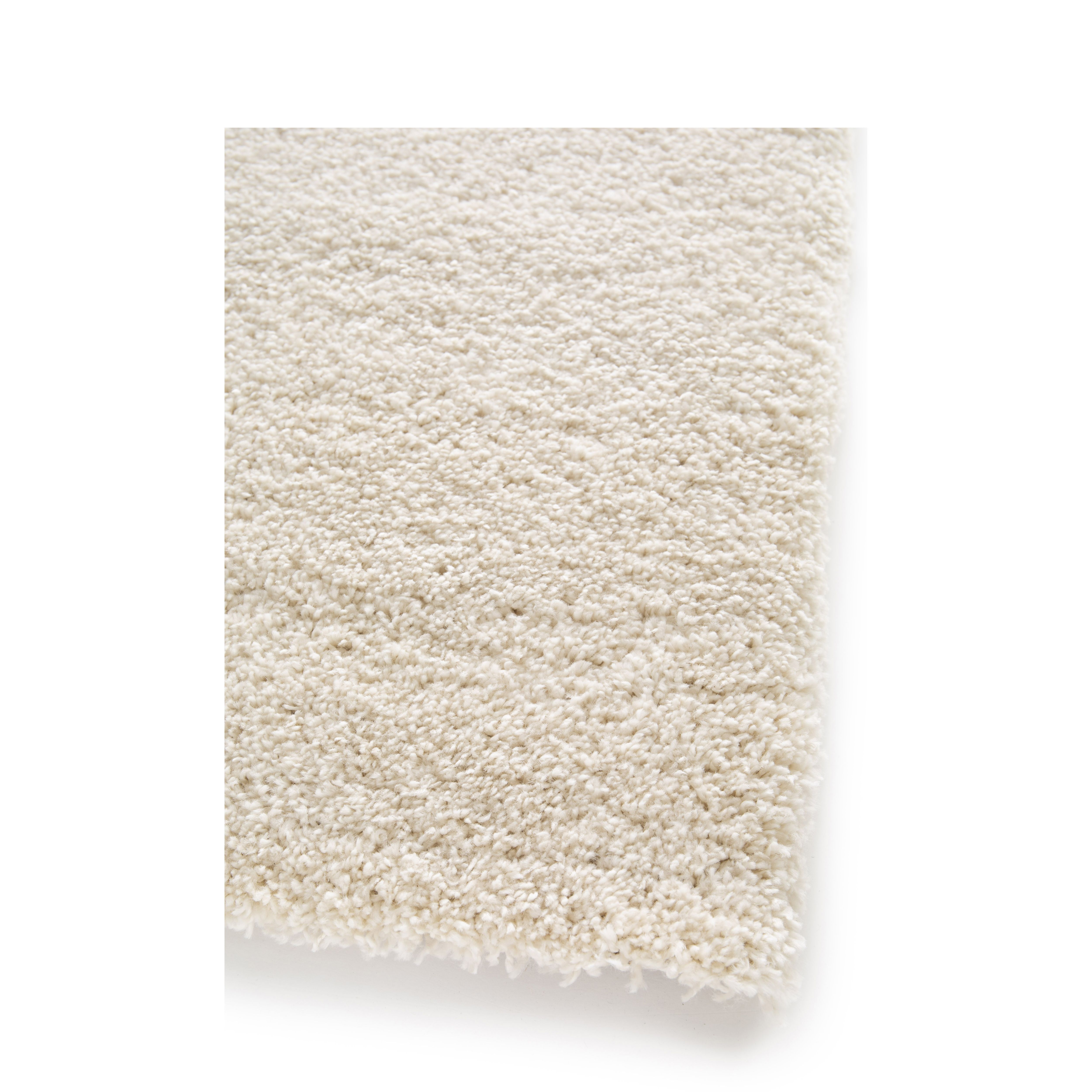 GoodHome Manzo Off white Rug 170cmx120cm