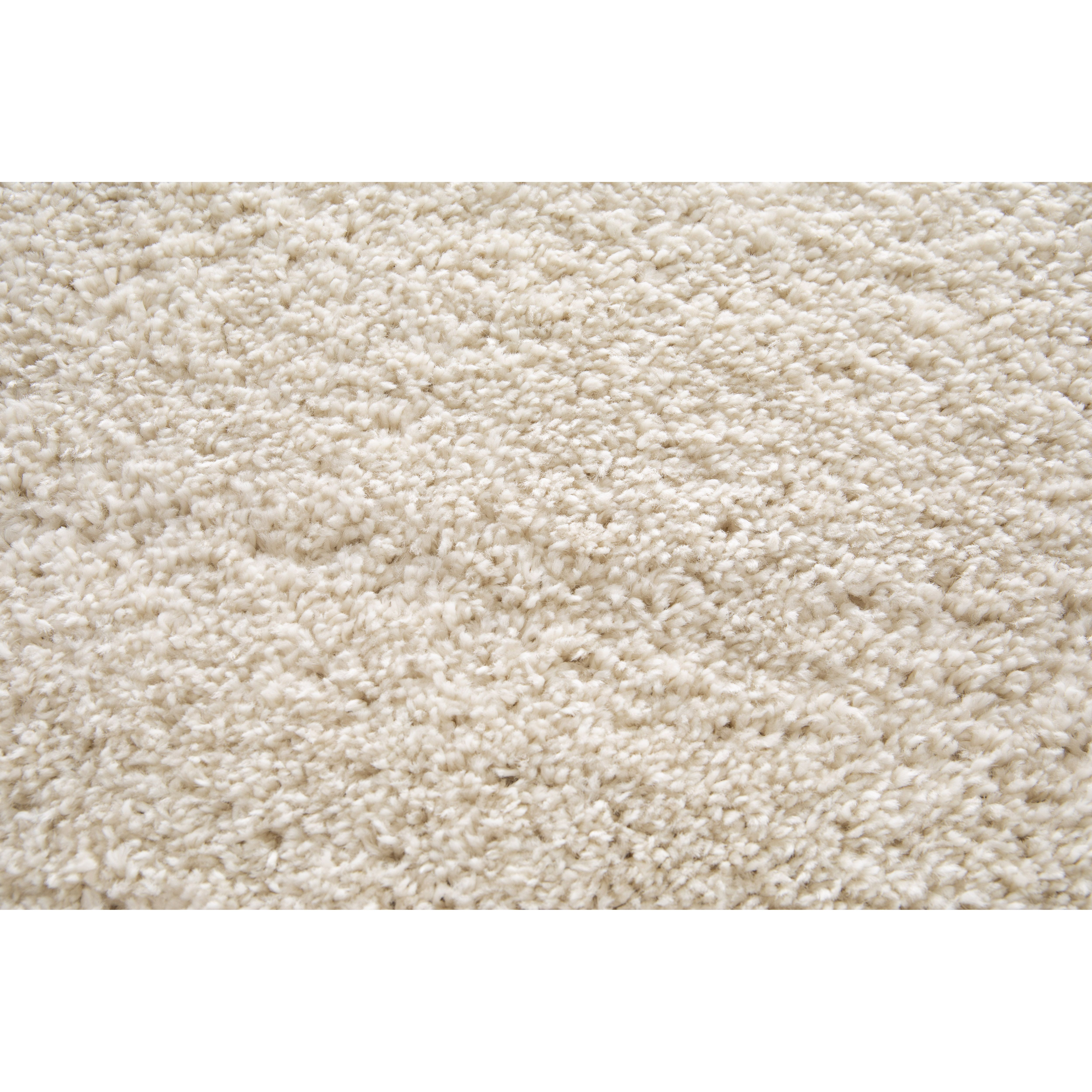 GoodHome Manzo Off white Rug 170cmx120cm