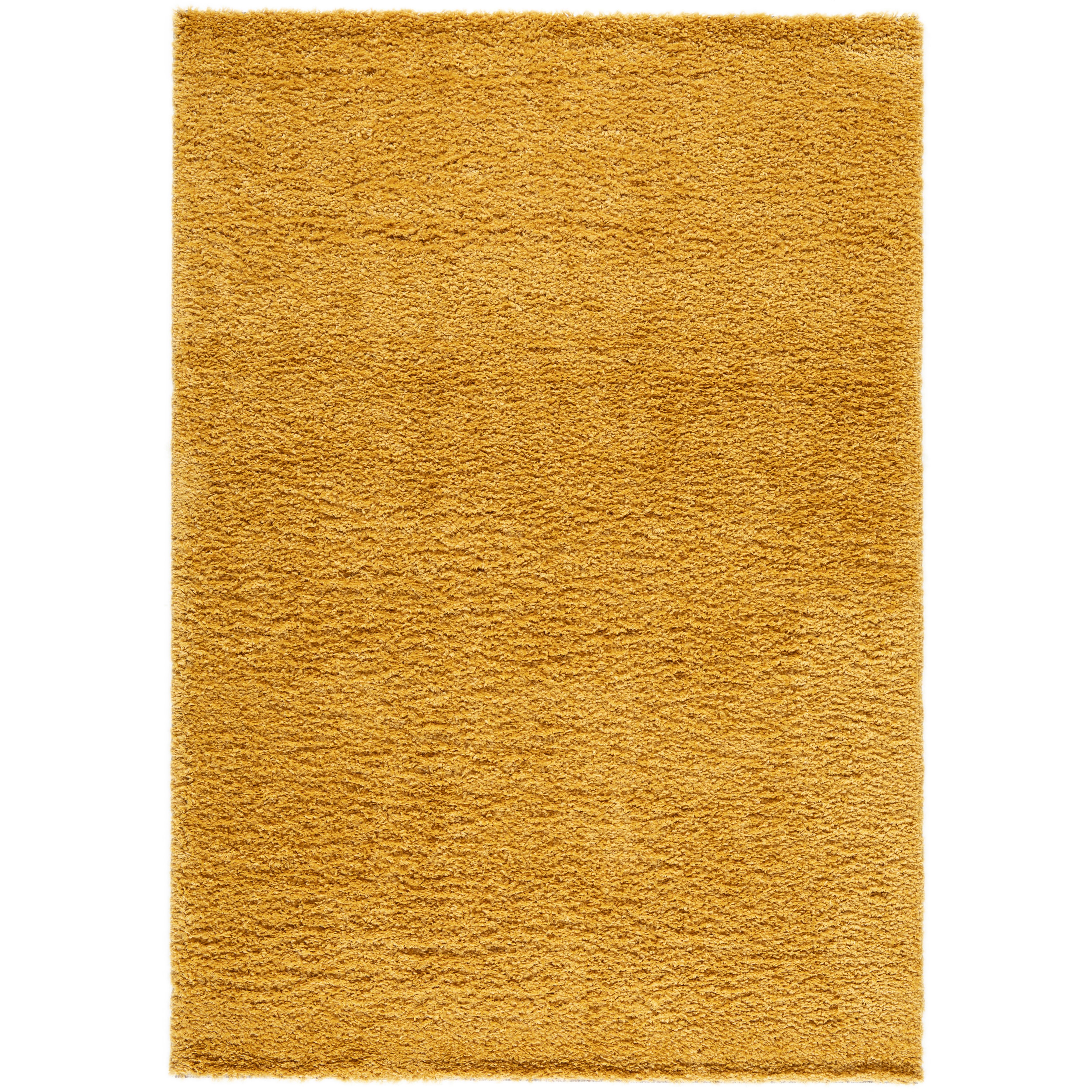 GoodHome Manzo Yellow Rug 170cmx120cm