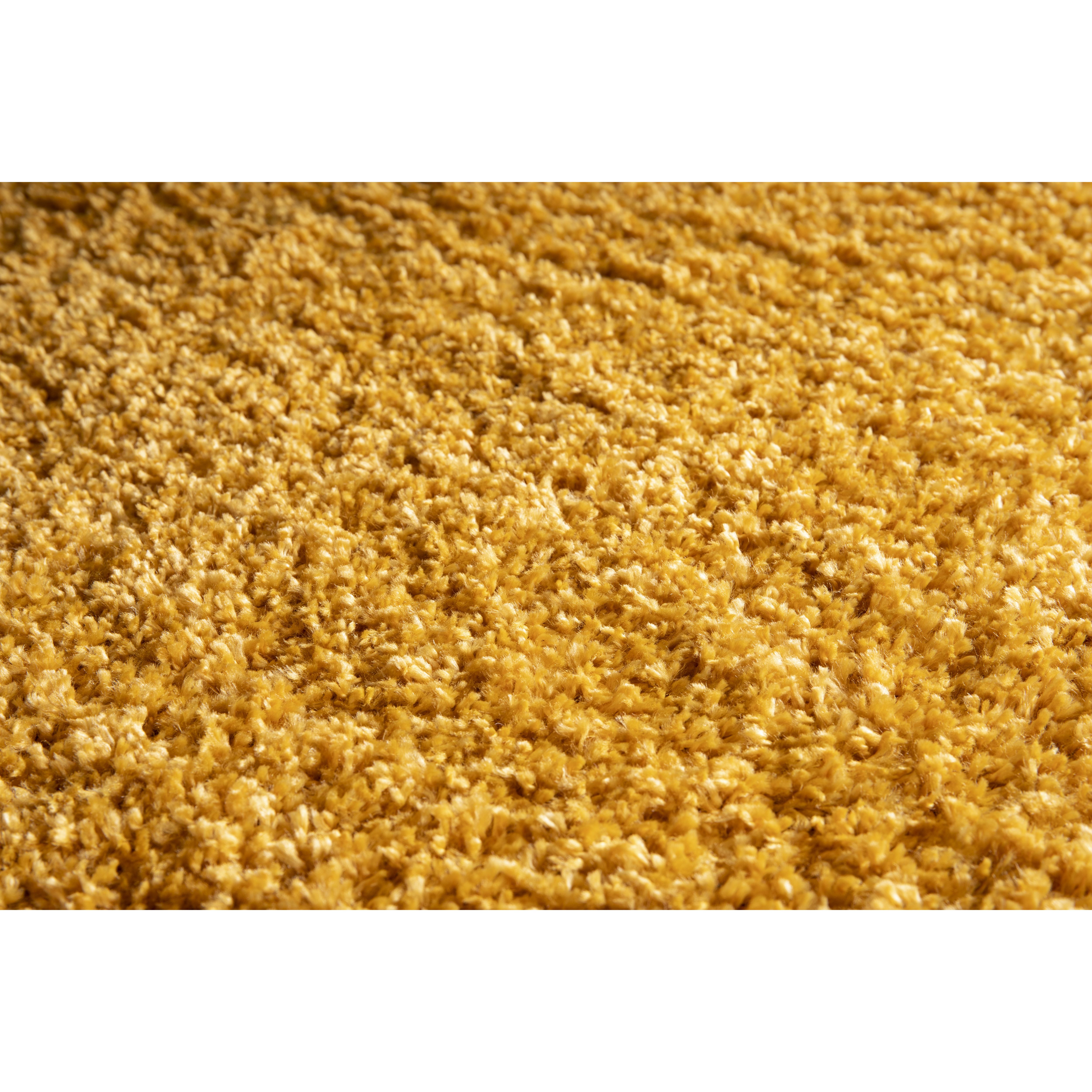 GoodHome Manzo Yellow Rug 170cmx120cm