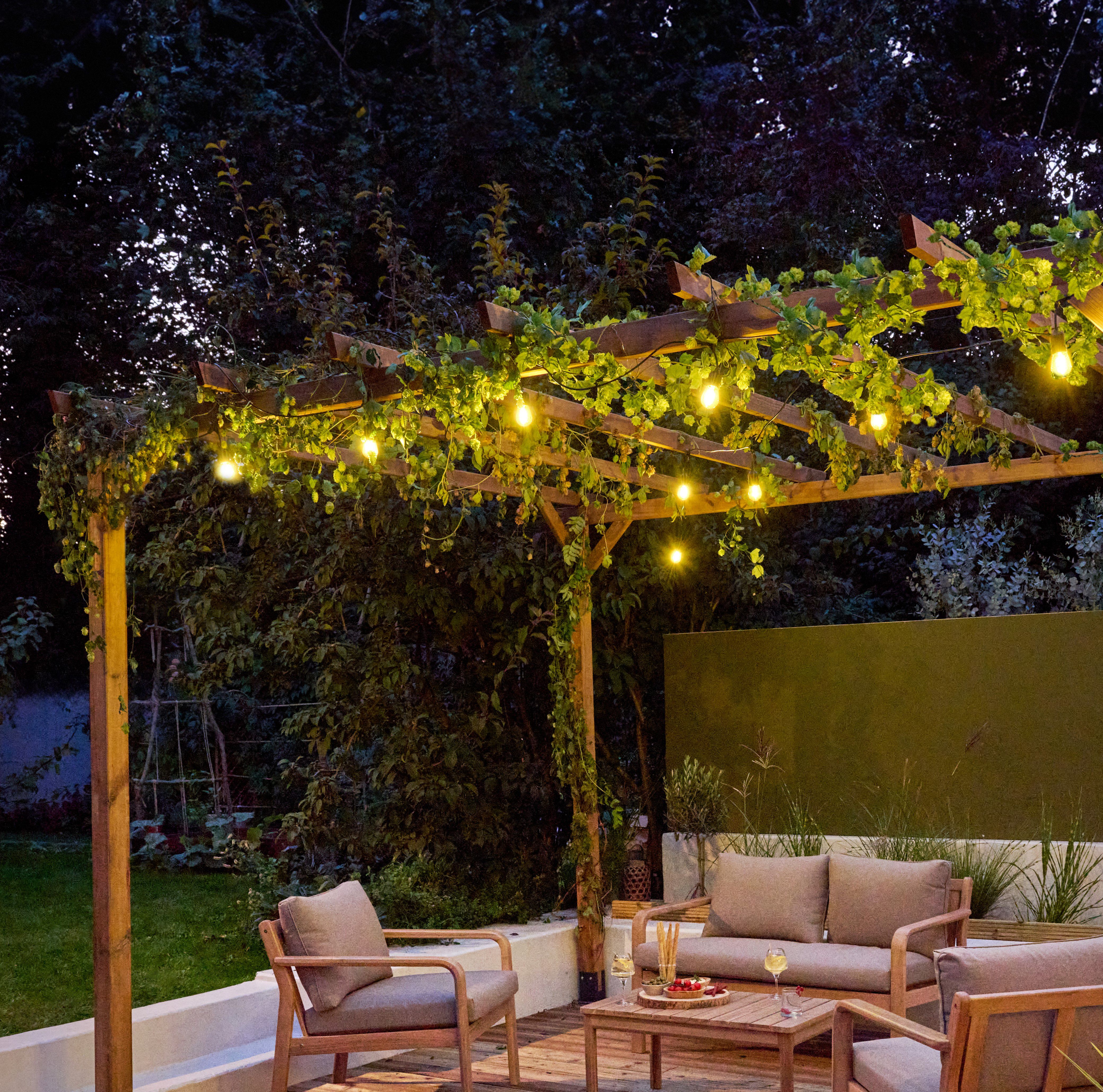 GoodHome Marazion Mains-powered (plug-in) Warm white 10 LED Indoor & outdoor String lights