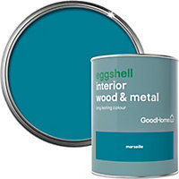 GoodHome Marseille Eggshell Metal & wood paint, 750ml