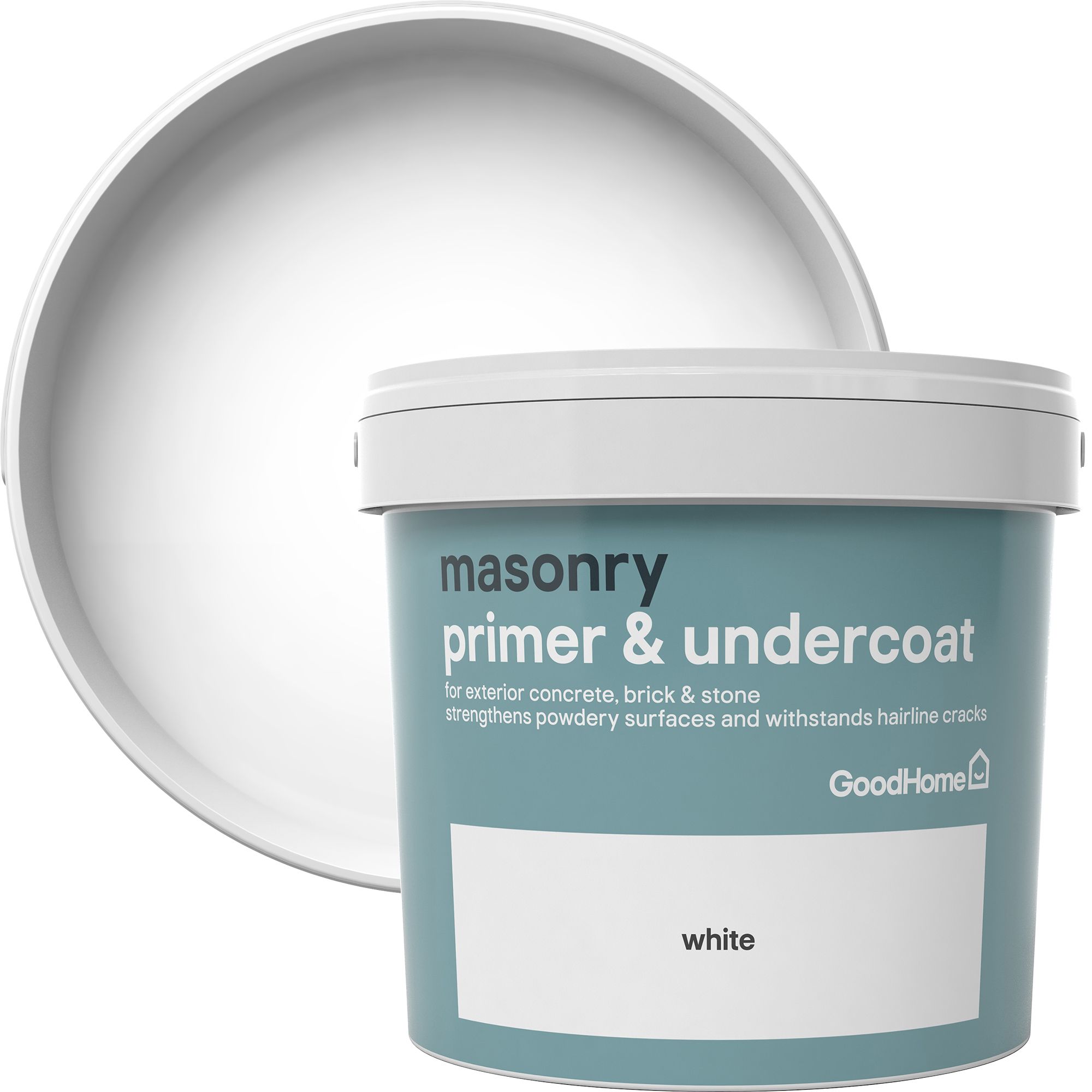 GoodHome Masonry White Primer & undercoat, 5L