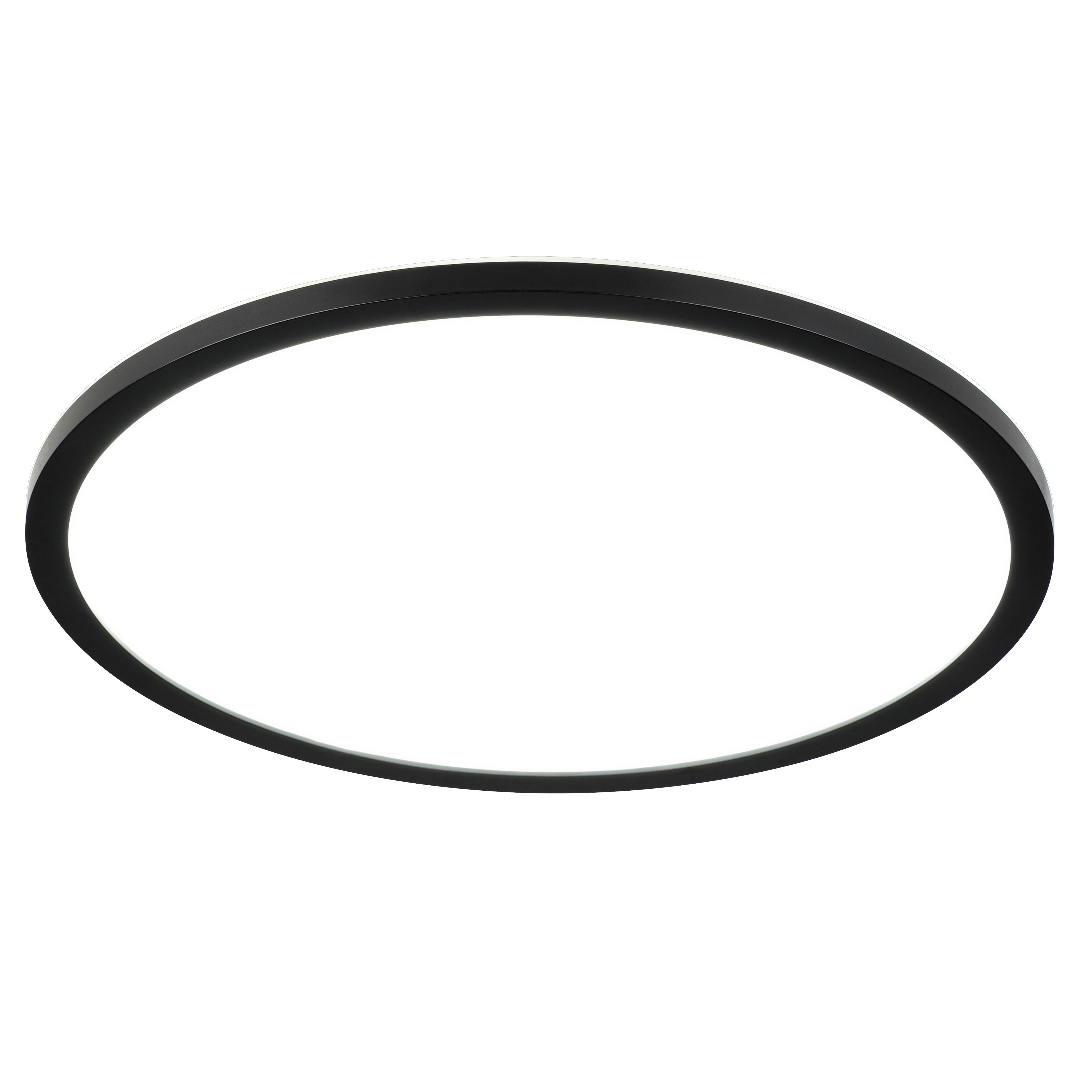 GoodHome Matt Plastic Black LED Ceiling light