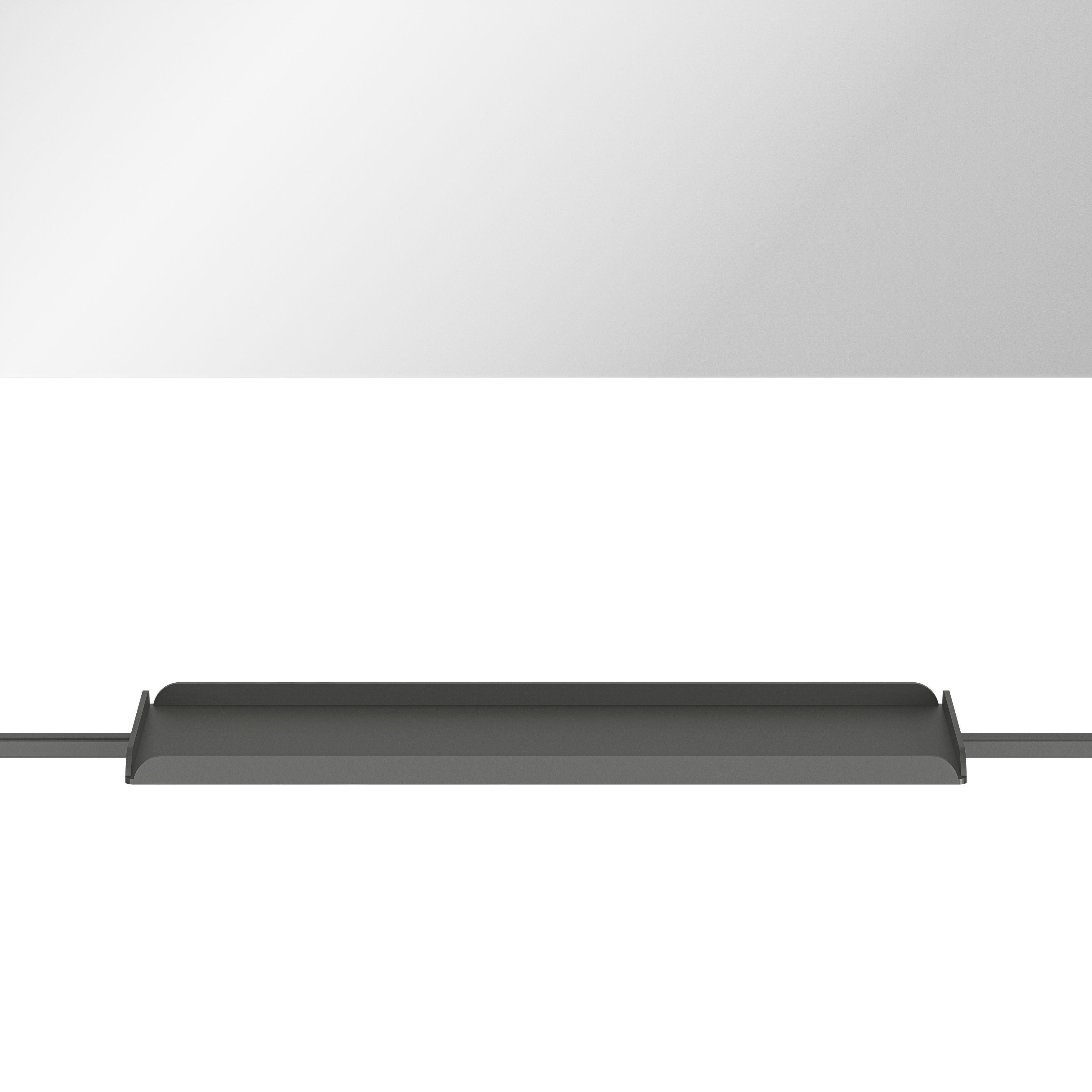 GoodHome Maza Matt Black Square Wall-mounted Bathroom Mirror (H)60.5cm (W)60.5cm