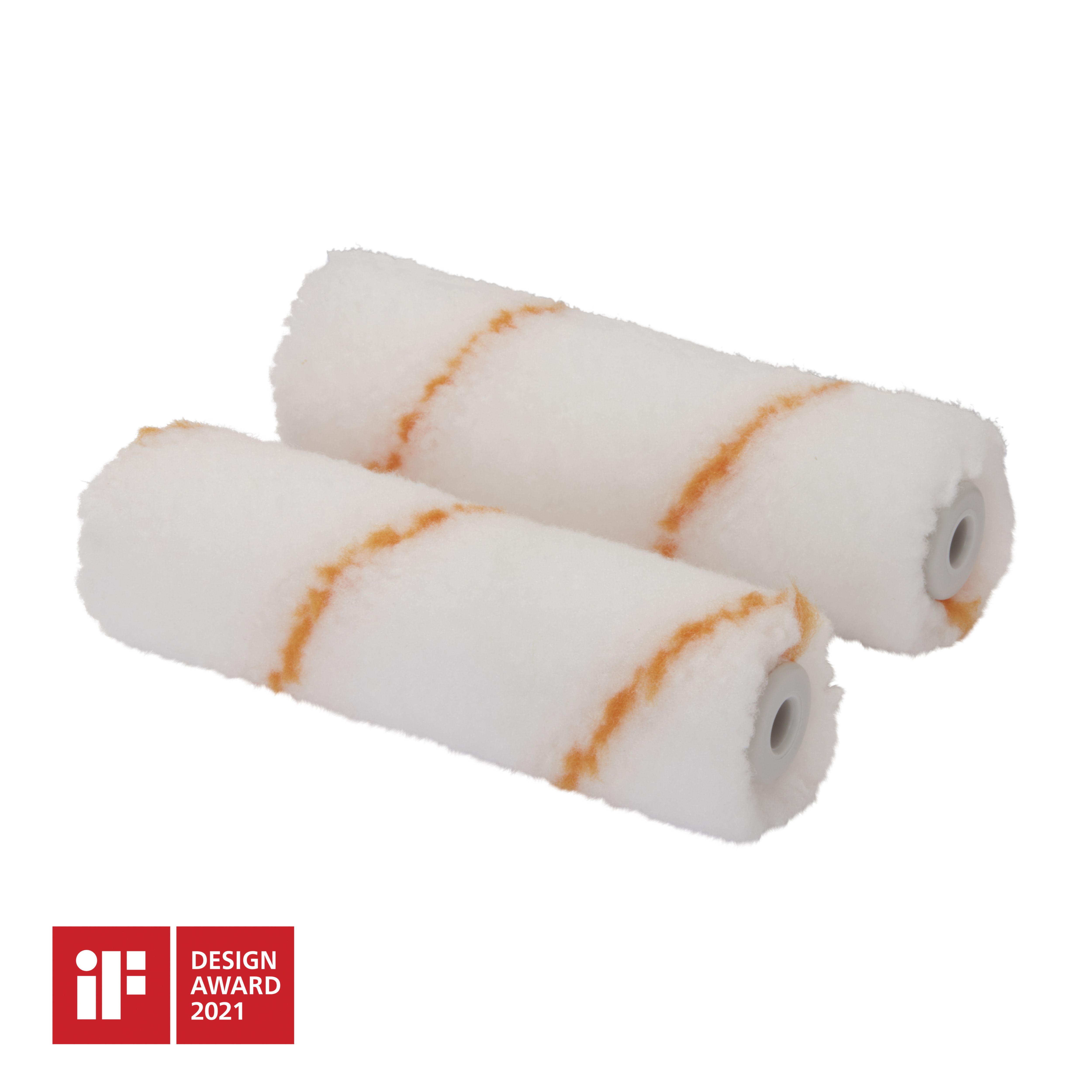 GoodHome Medium Pile Woven polyester Roller sleeve, Pack of 2