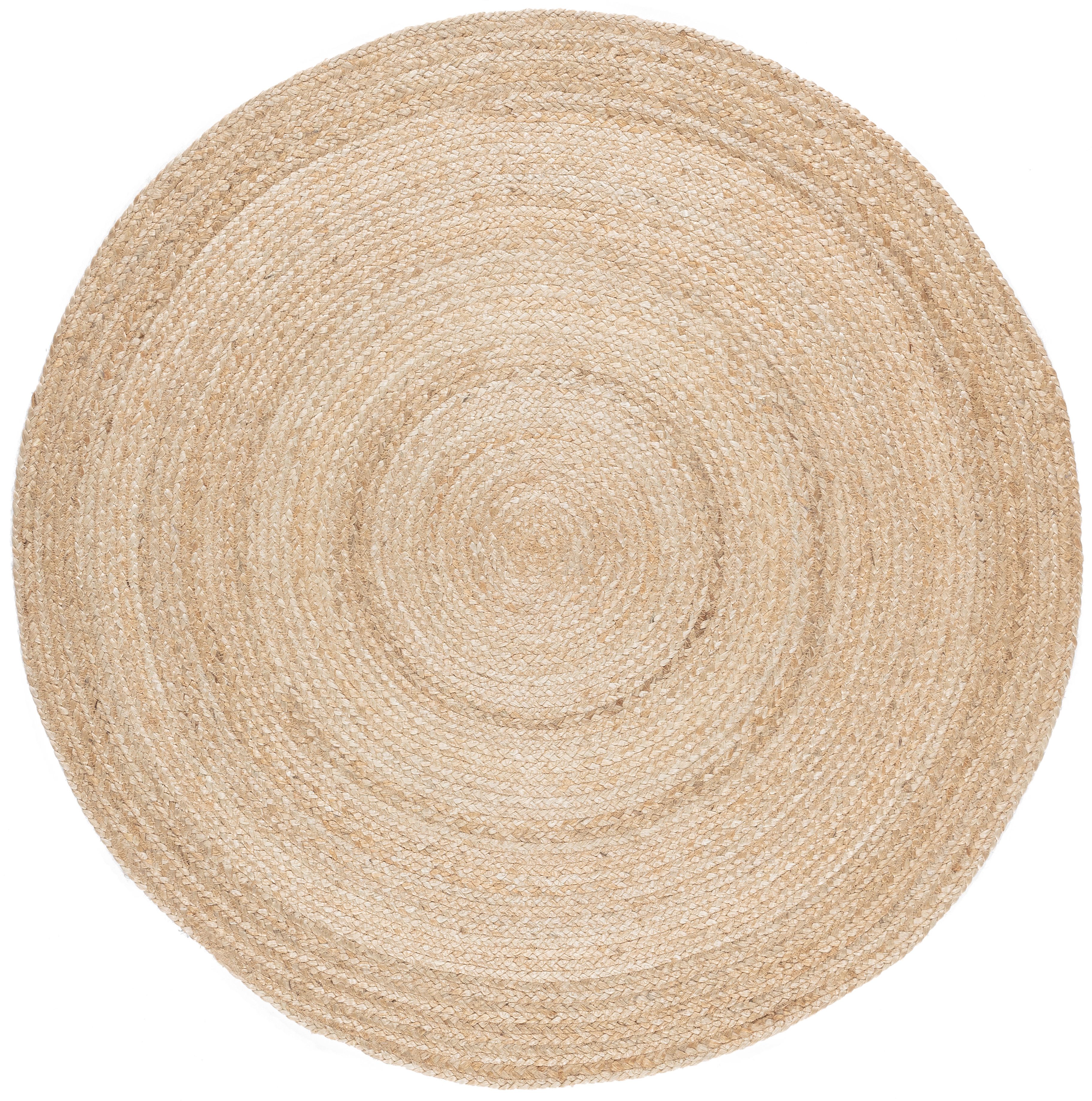 GoodHome Melua Natural Reversible Rug 80cmx80cm