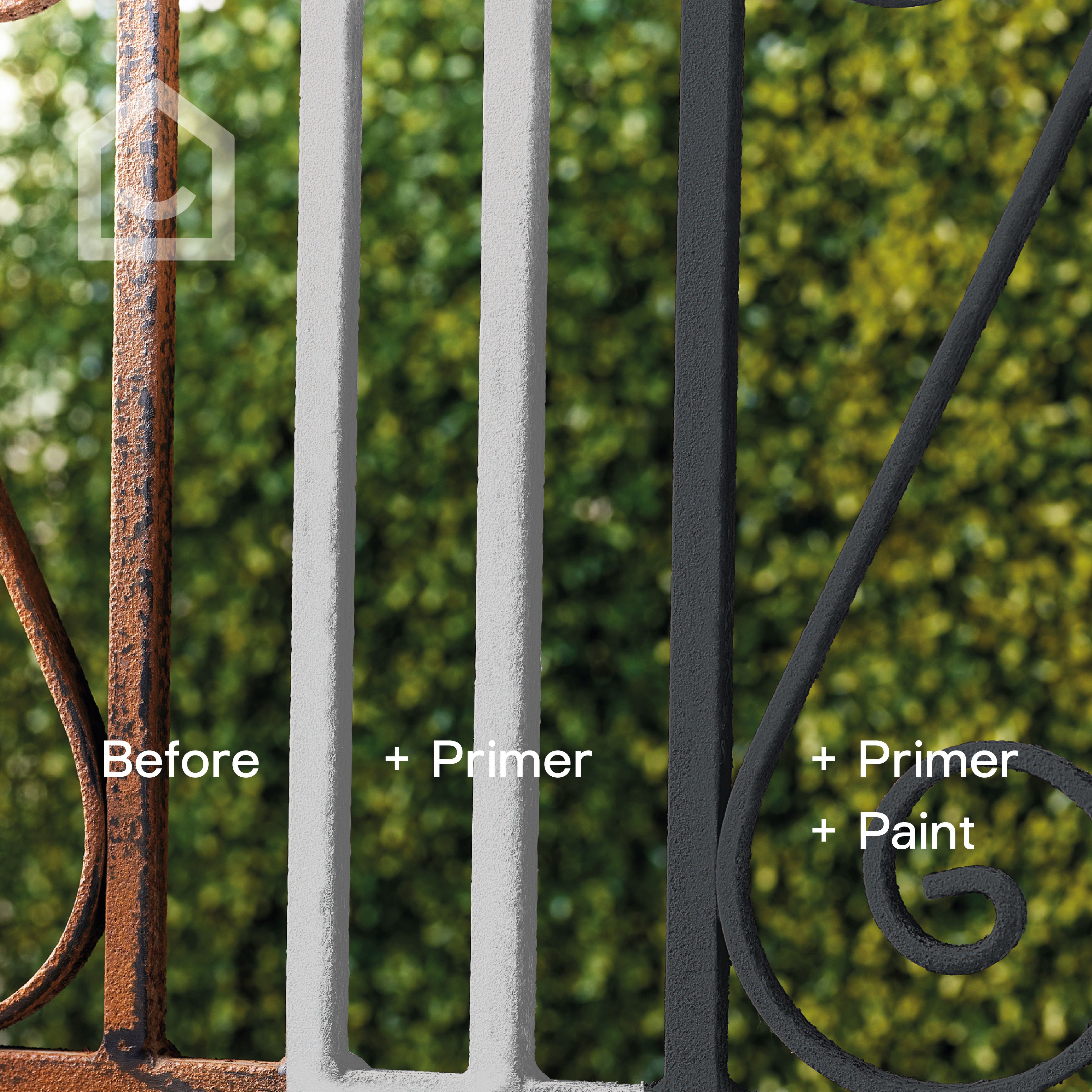 GoodHome Metal Grey Multi-surface Metal Primer & undercoat, 750ml