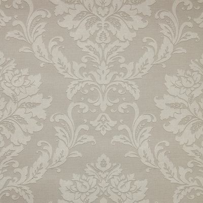 GoodHome Mire Beige Woven effect Damask Textured Wallpaper