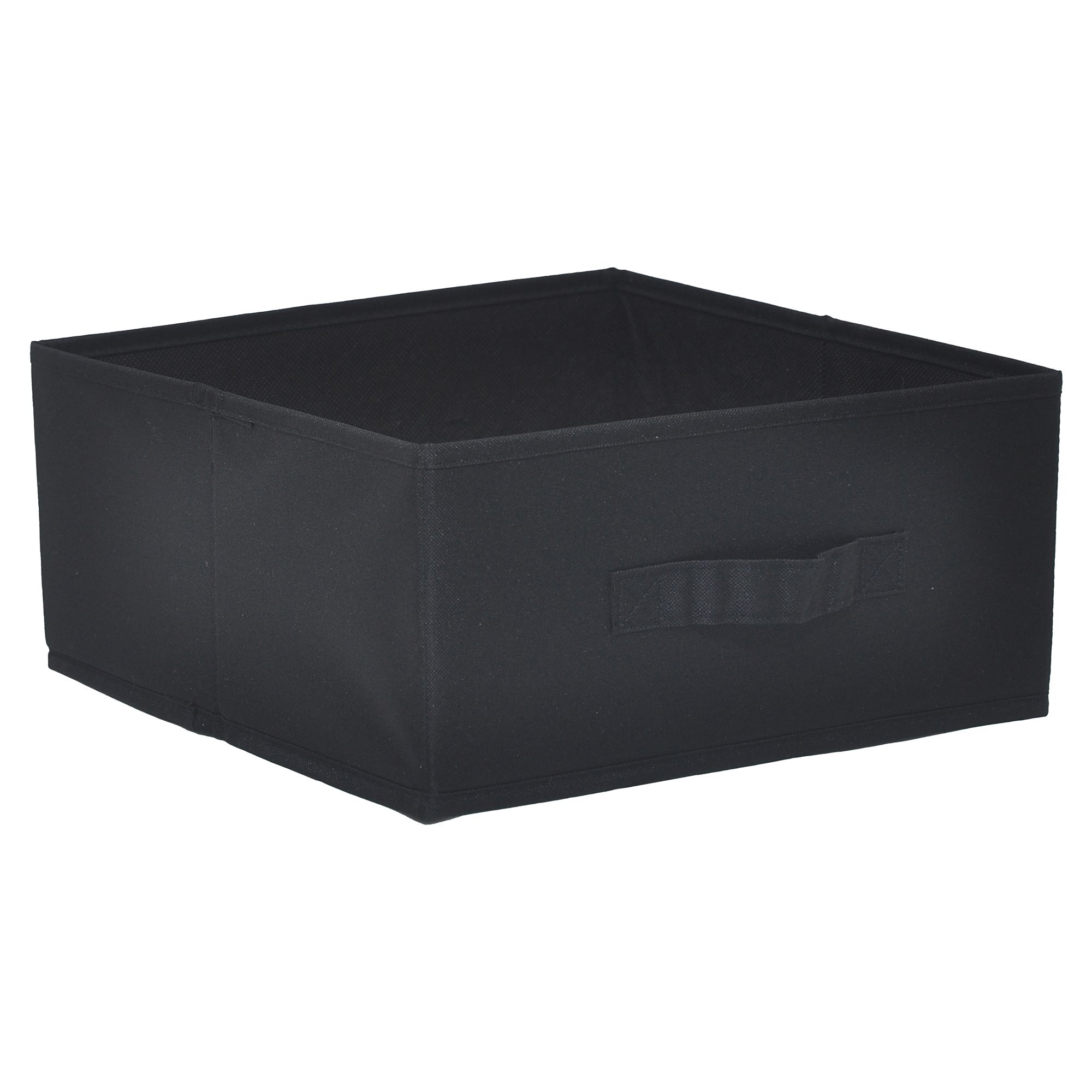 GoodHome Mixxit Black Storage basket (H)14cm (W)31cm