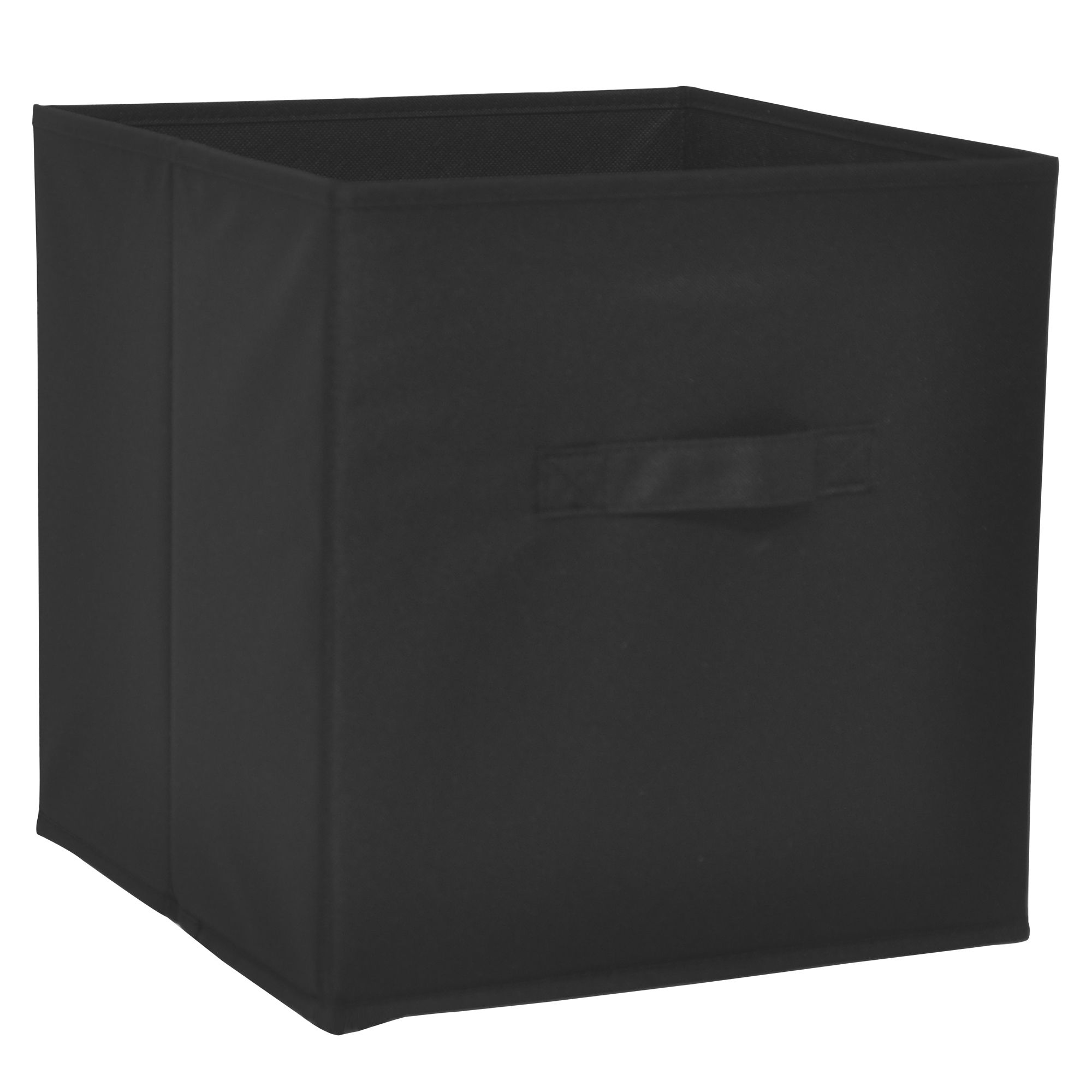 GoodHome Mixxit Black Storage basket (H)31cm (W)31cm