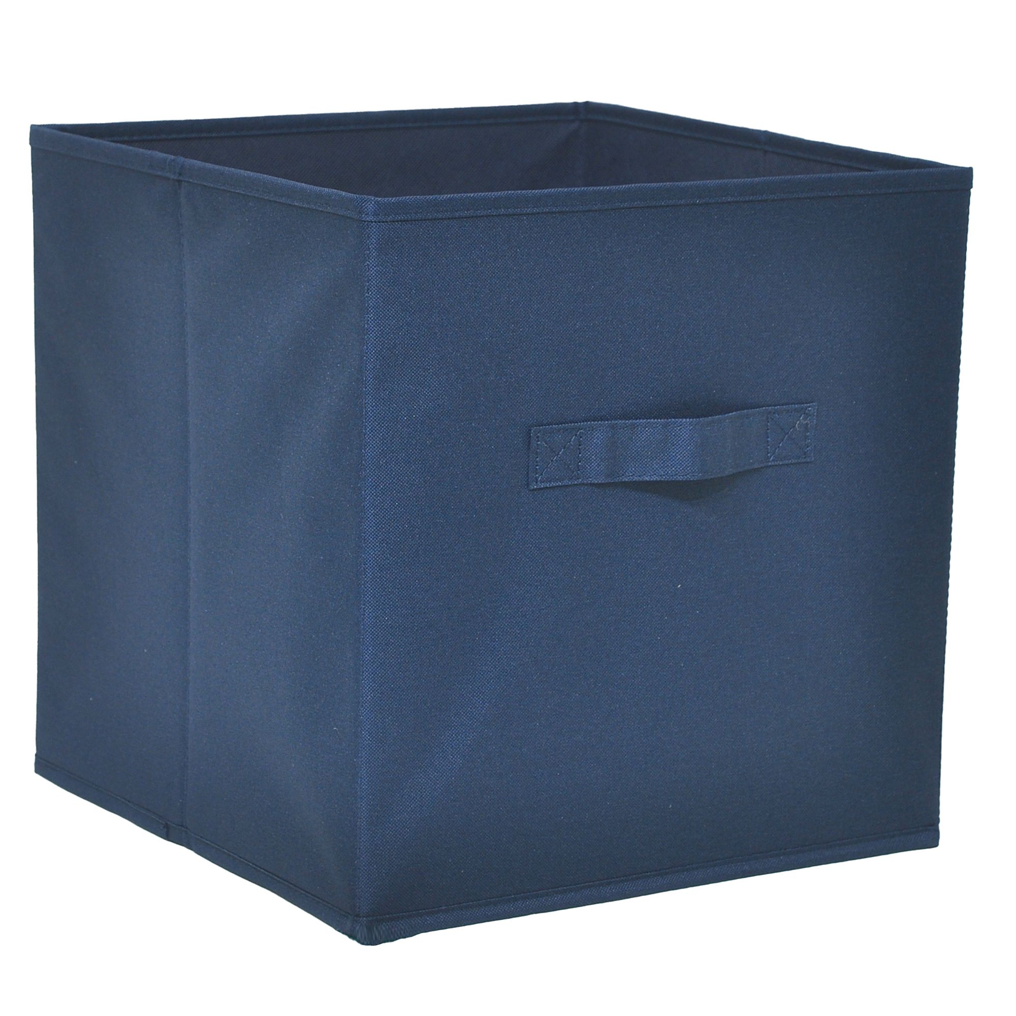 GoodHome Mixxit Dark blue Storage basket (H)31cm (W)31cm