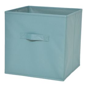 GoodHome Mixxit Light green Storage basket (H)31cm (W)31cm