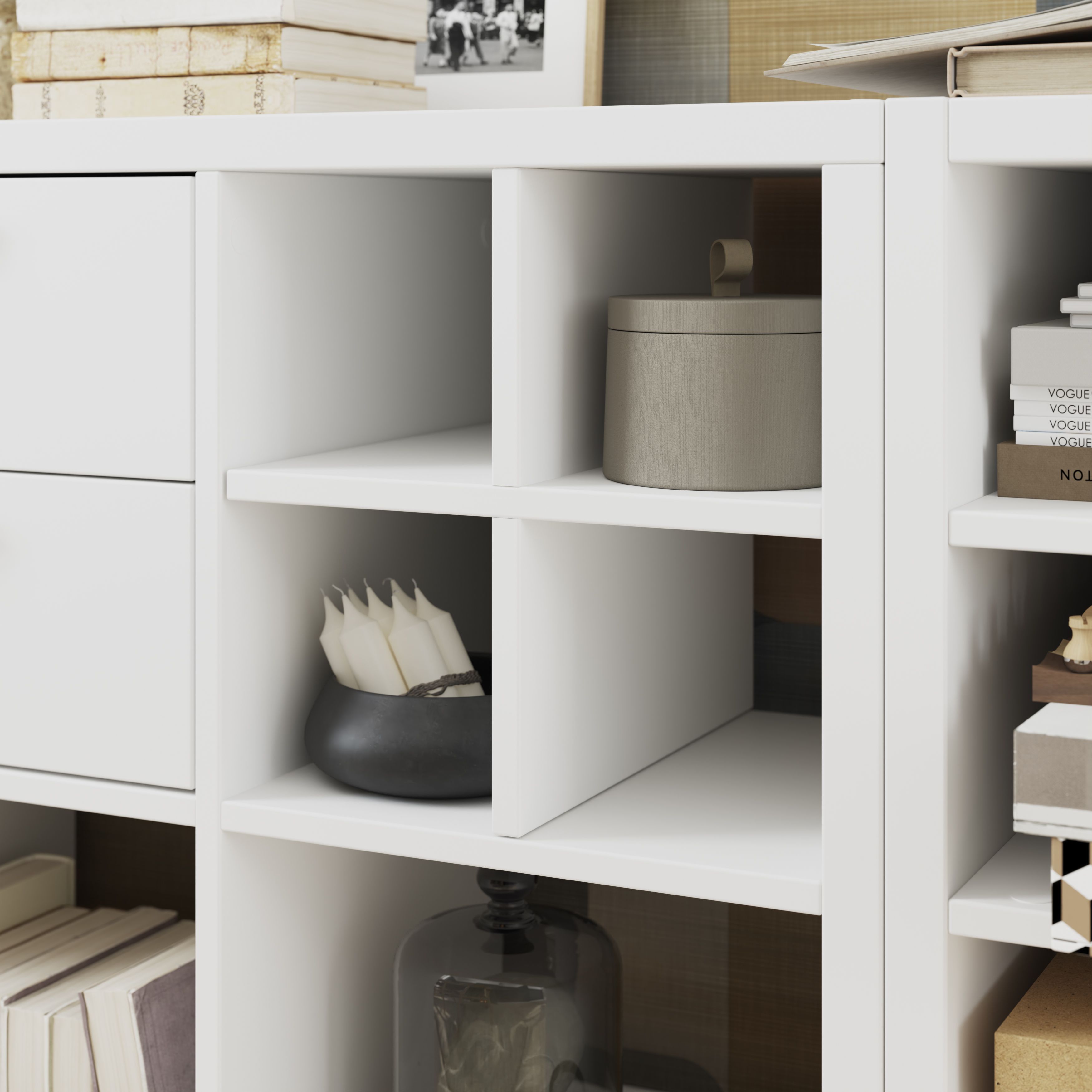 GoodHome Mixxit White Divider (D)326mm (W)329mm