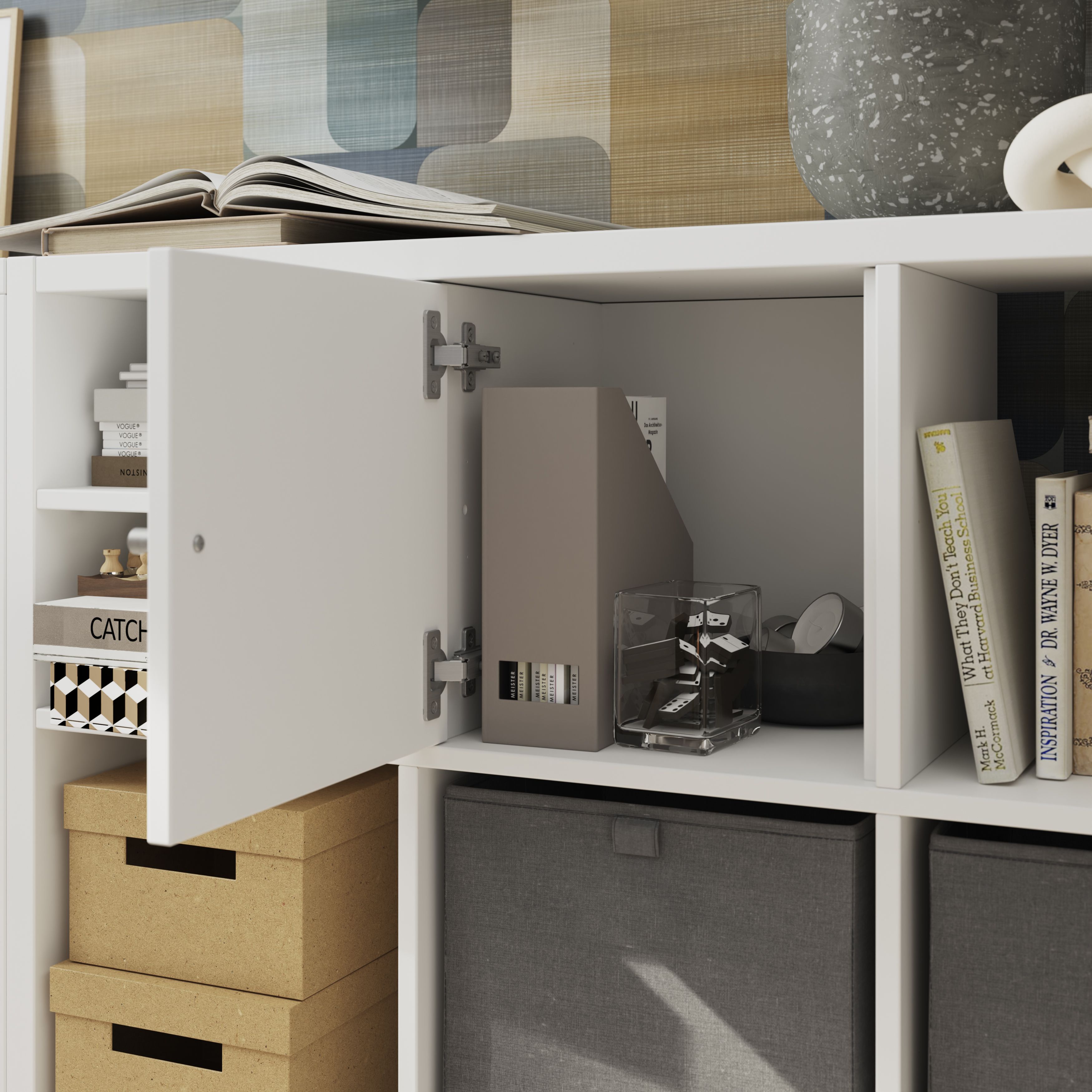 GoodHome Mixxit White Modular Cabinet door (H)329mm (W)330mm
