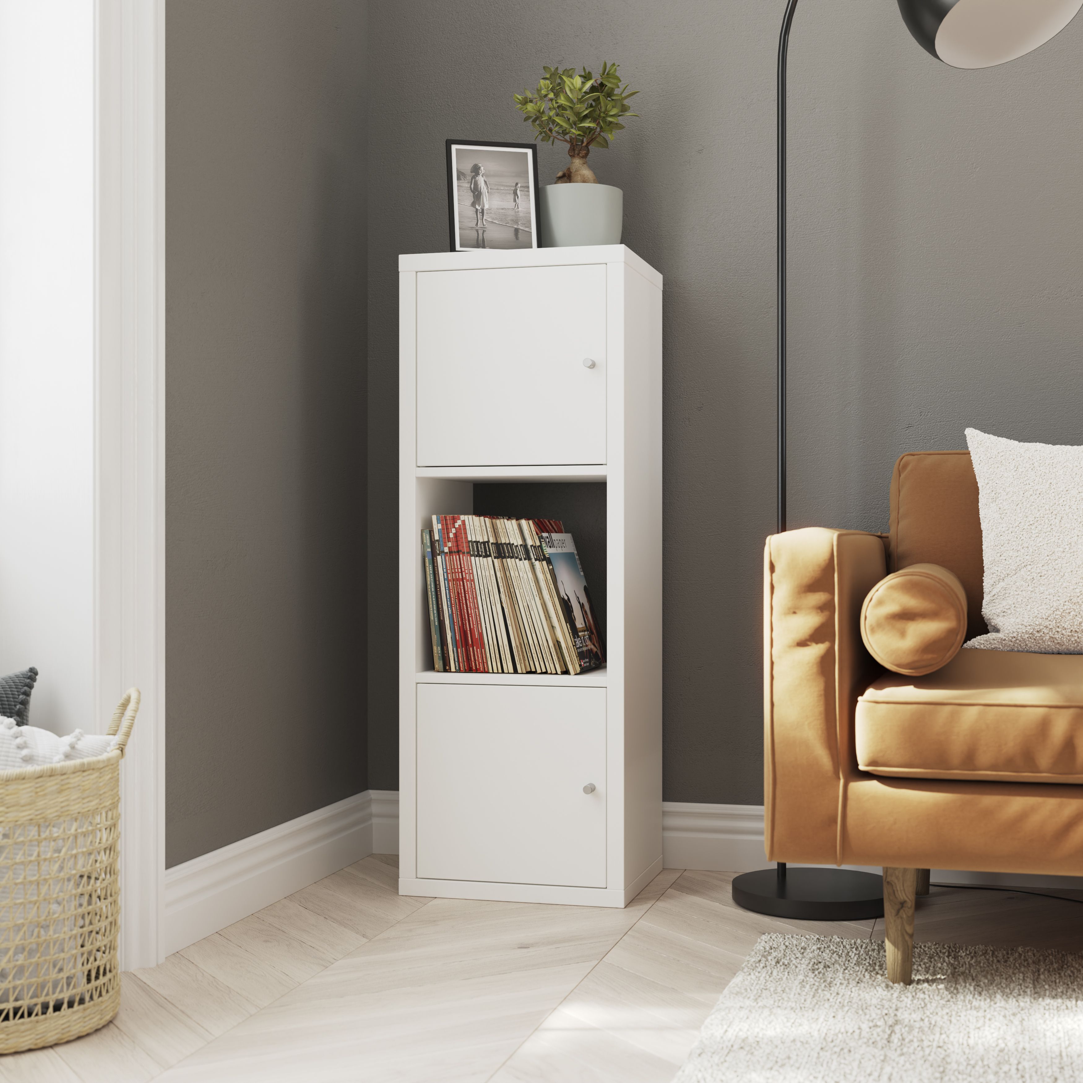 GoodHome Mixxit White Modular Cabinet door (H)329mm (W)330mm