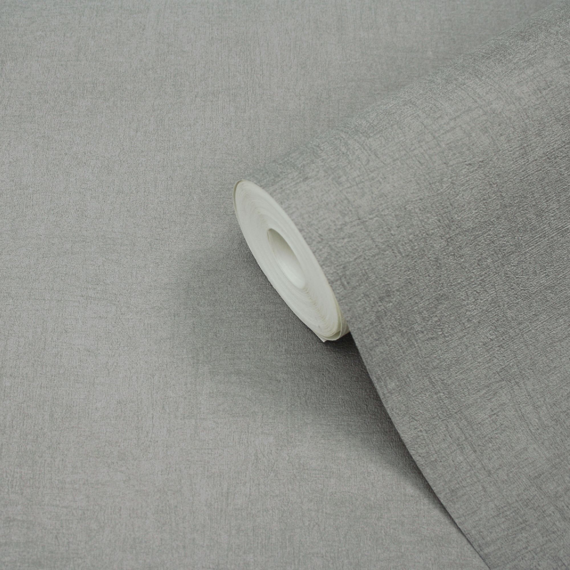 GoodHome Moivre Grey Concrete effect Textured Wallpaper Sample Tradepoint