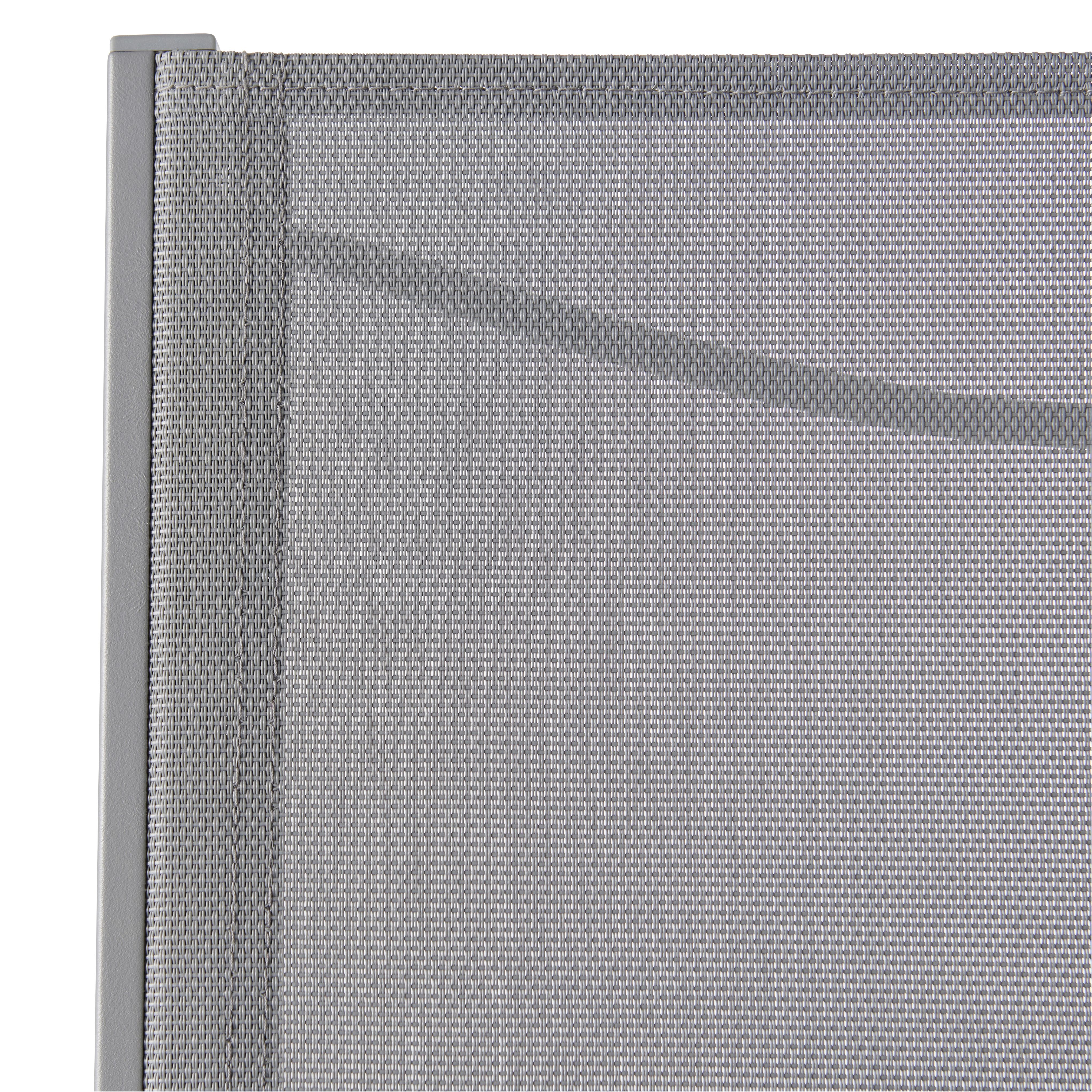 GoodHome Moorea Grey Metal Armchair