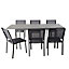 GoodHome Moorea Metal 8 seater Extendable Table