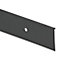 GoodHome Nantua Black Aluminium alloy Worktop end cap (H)38mm (W)39mm