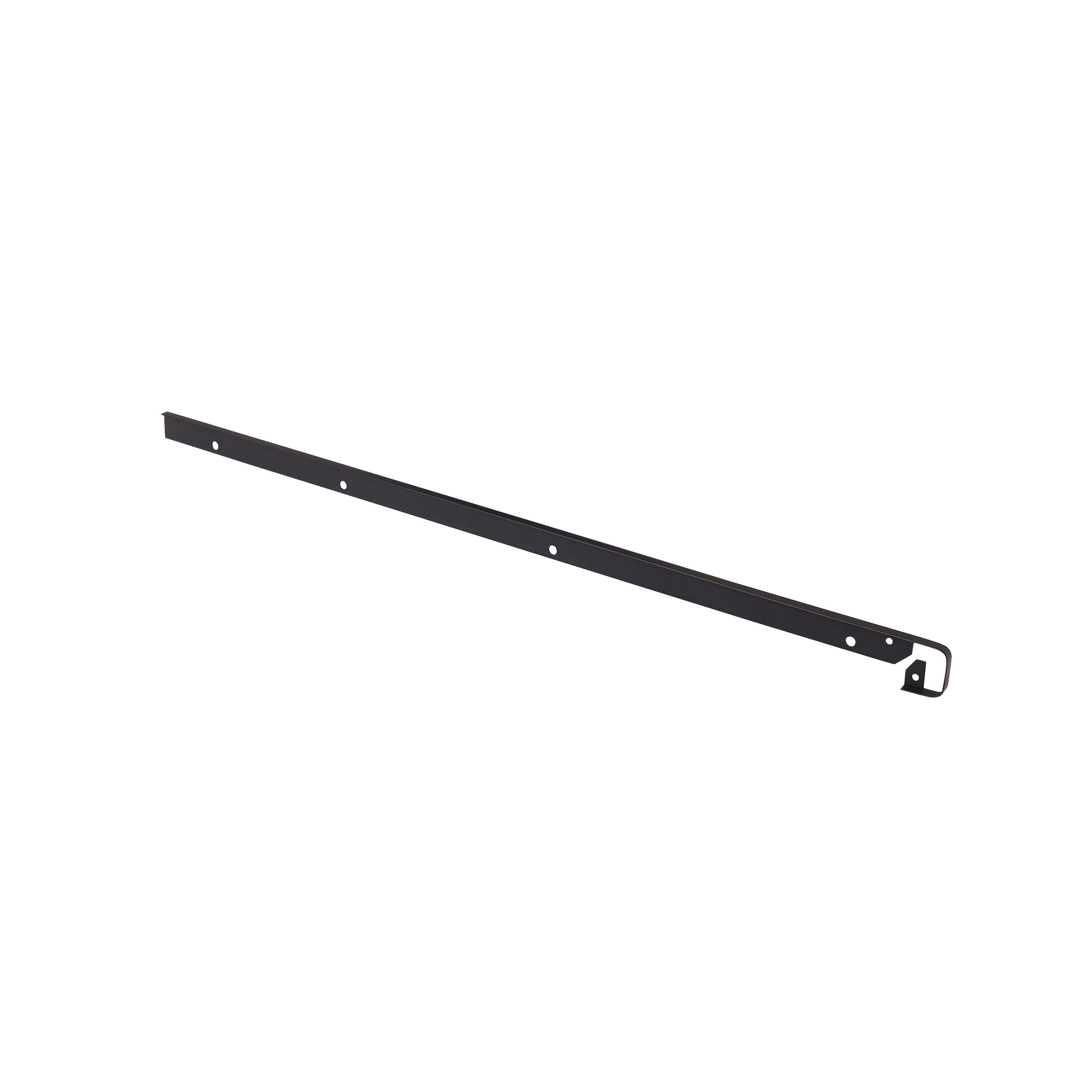 GoodHome Nantua Black Aluminium alloy Worktop joint (H)16mm (W)30mm