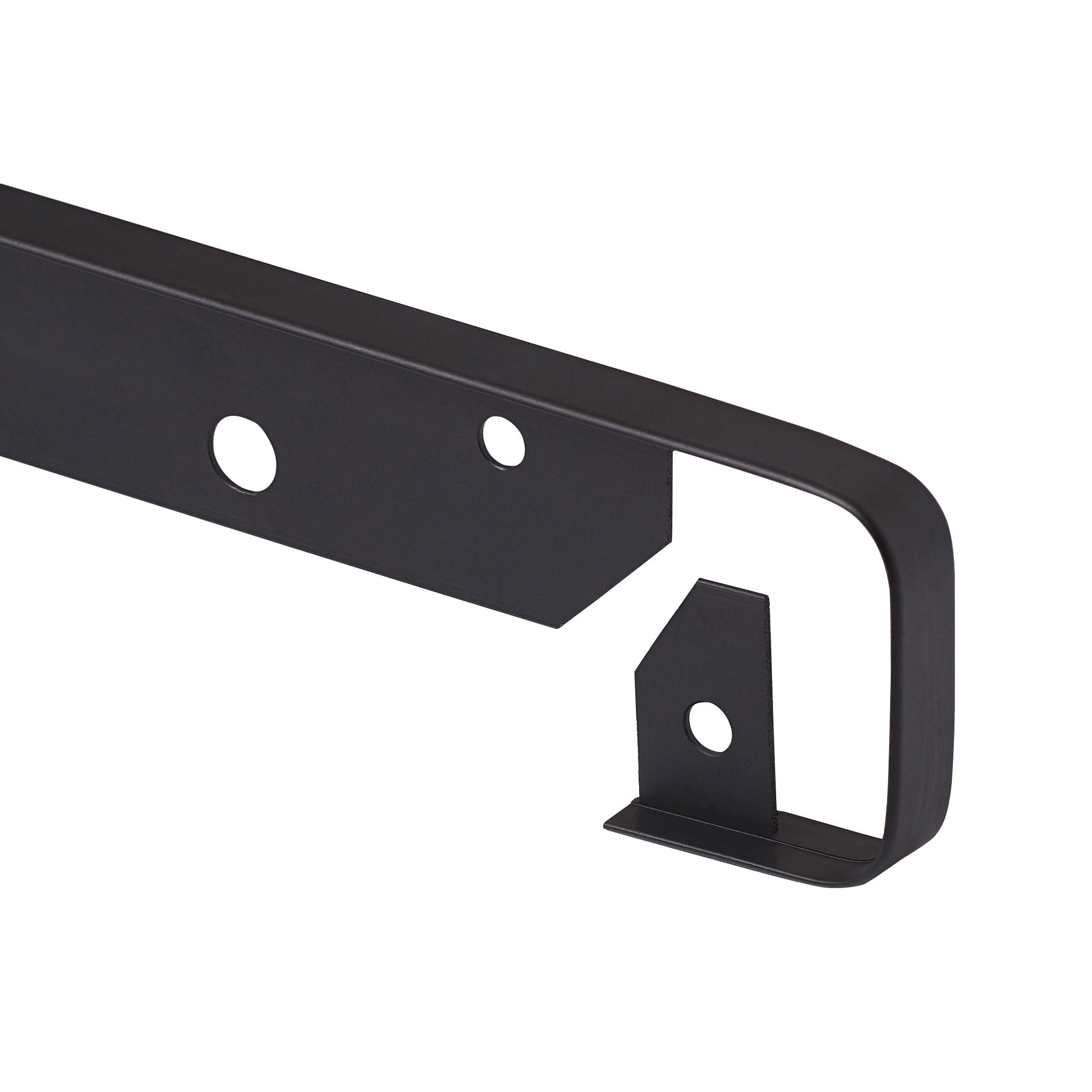 GoodHome Nantua Black Aluminium alloy Worktop joint (H)16mm (W)30mm