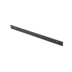 GoodHome Nantua Black Aluminium alloy Worktop joint (H)23mm