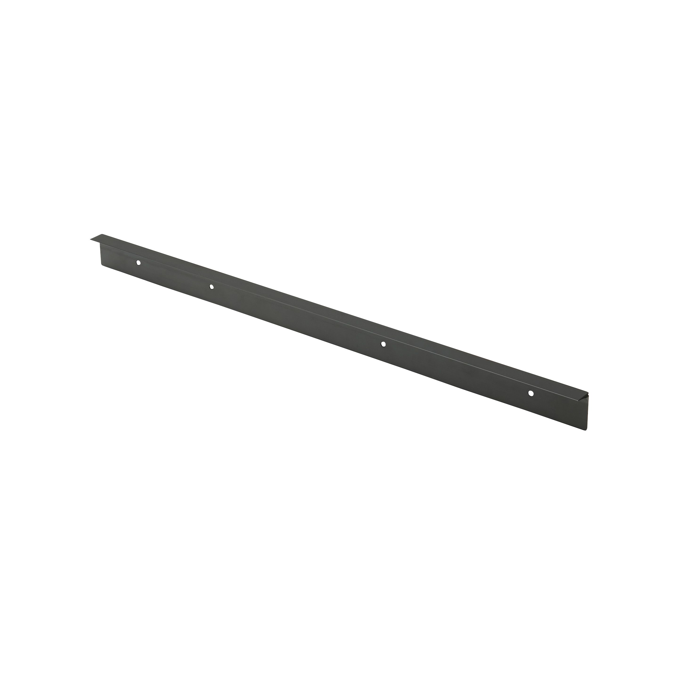 GoodHome Nantua Black Aluminium alloy Worktop joint (H)25mm (W)39mm