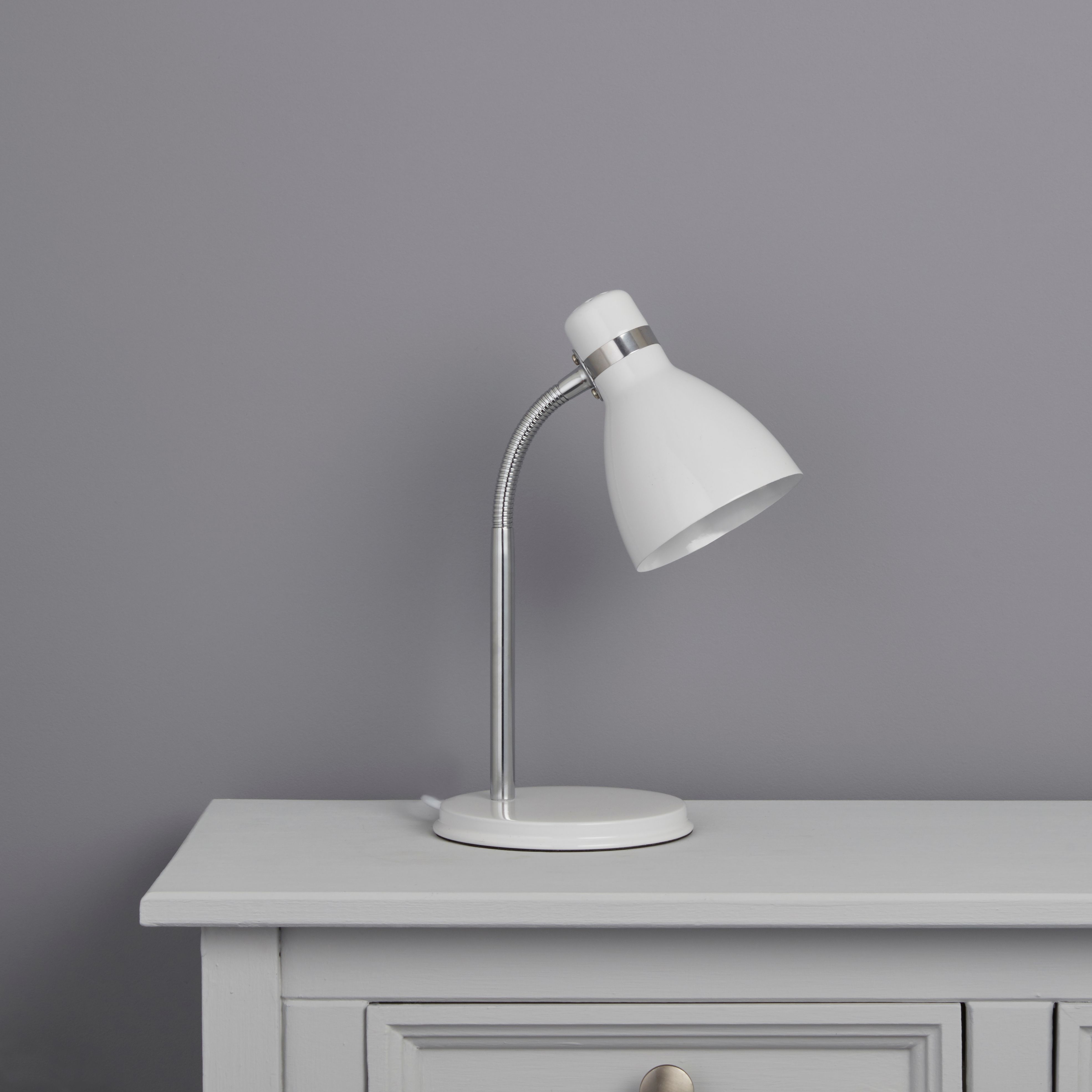 GoodHome Narajo White Table light