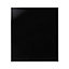 GoodHome Nashi Black Glass effect Glass Splashback, (H)800mm (W)900mm (T)5mm