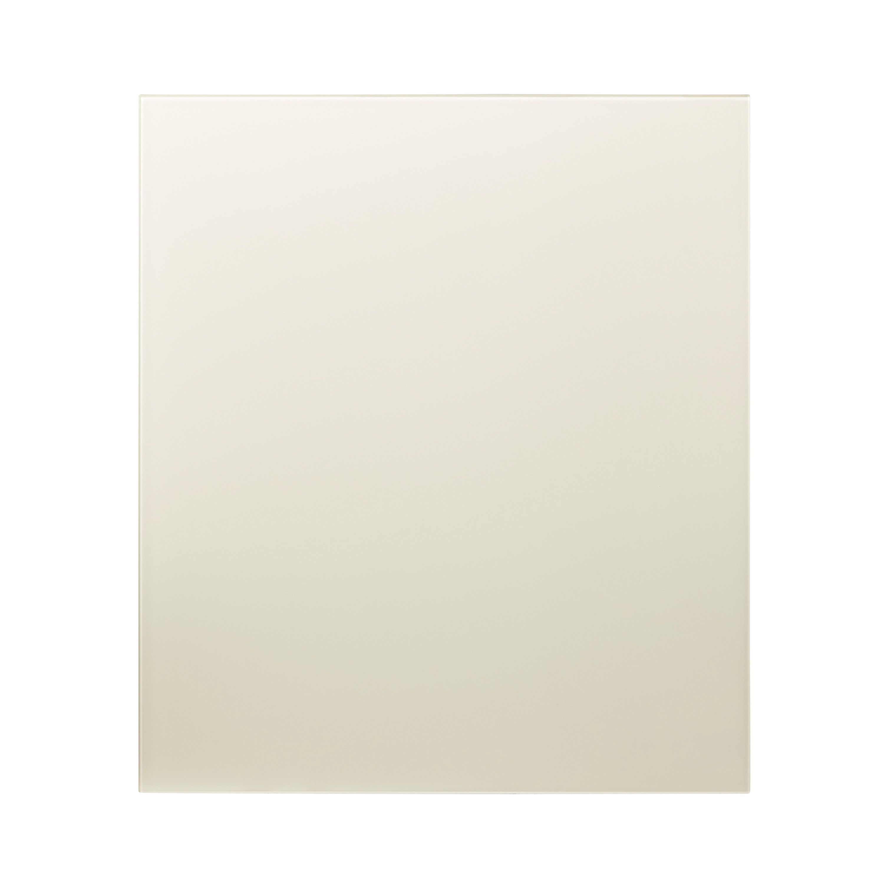 GoodHome Nashi Ivory Glass effect Glass Splashback, (H)800mm (W)900mm (T)5mm