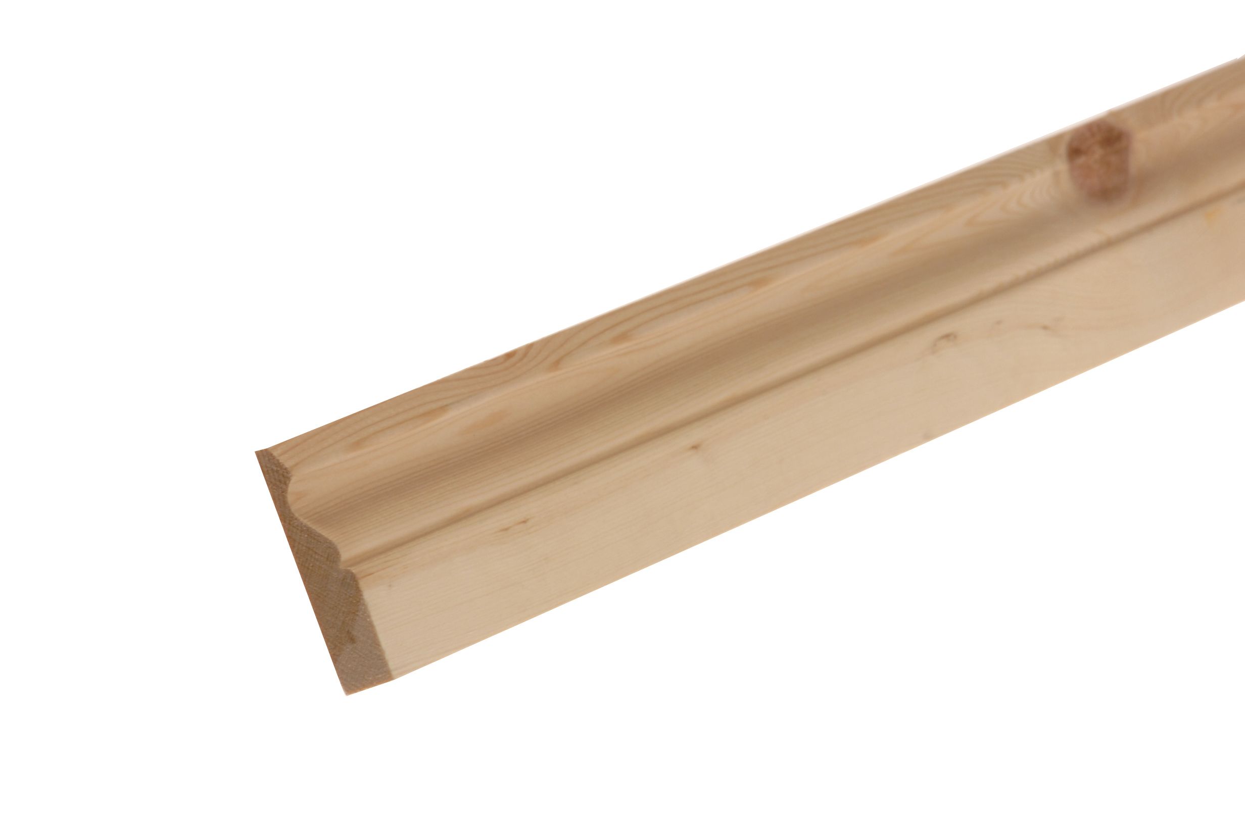 GoodHome Natural Pine Ogee Architrave (L)2.1m (W)69mm (T)19.5mm, Pack of 5