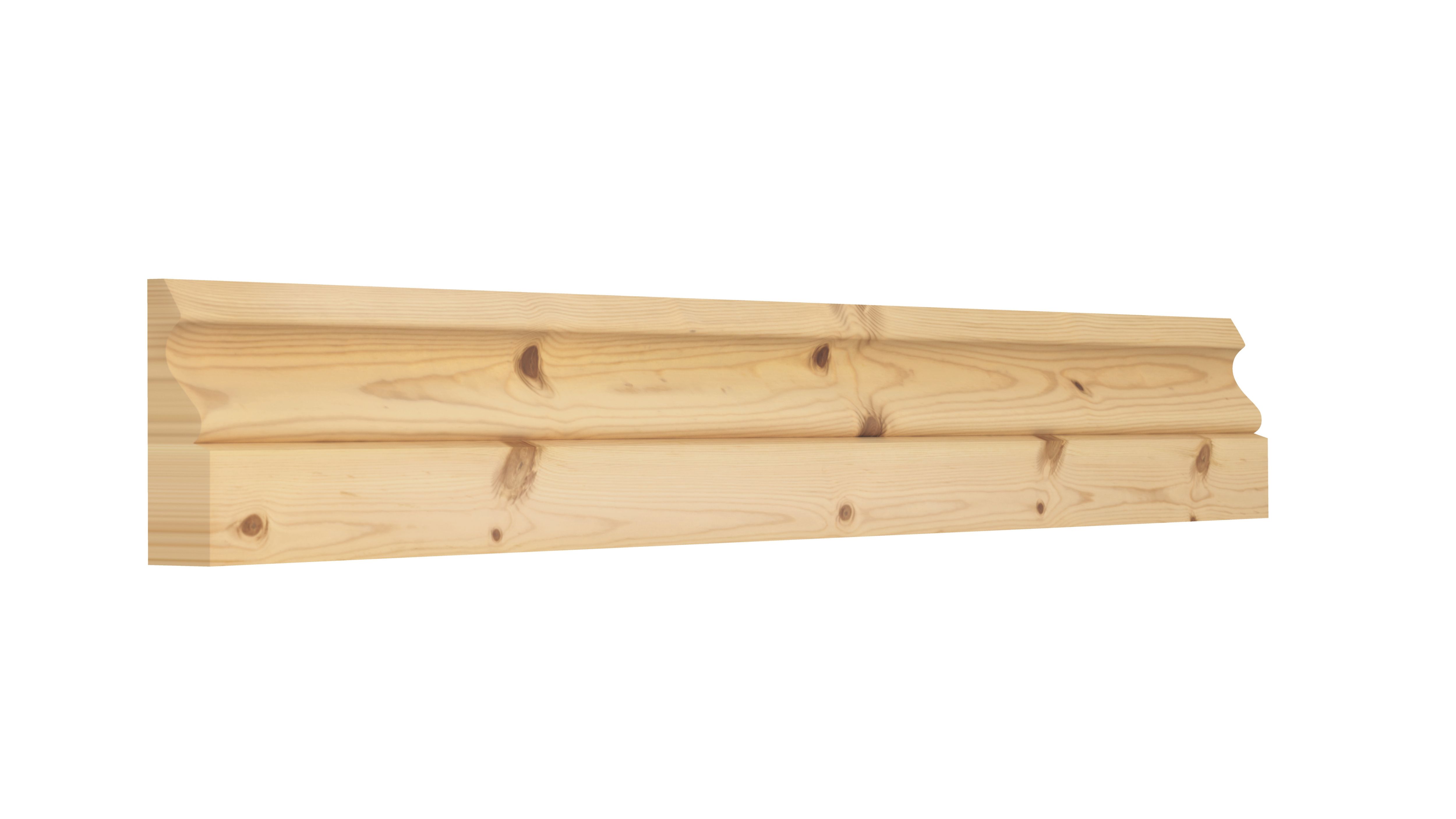 GoodHome Natural Pine Ogee Architrave (L)2.1m (W)69mm (T)19.5mm