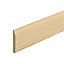 GoodHome Natural Pine Ogee Skirting board (L)2.1m (W)94mm (T)15mm