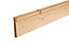 GoodHome Natural Pine Torus Skirting board (L)2.4m (W)169mm (T)15mm
