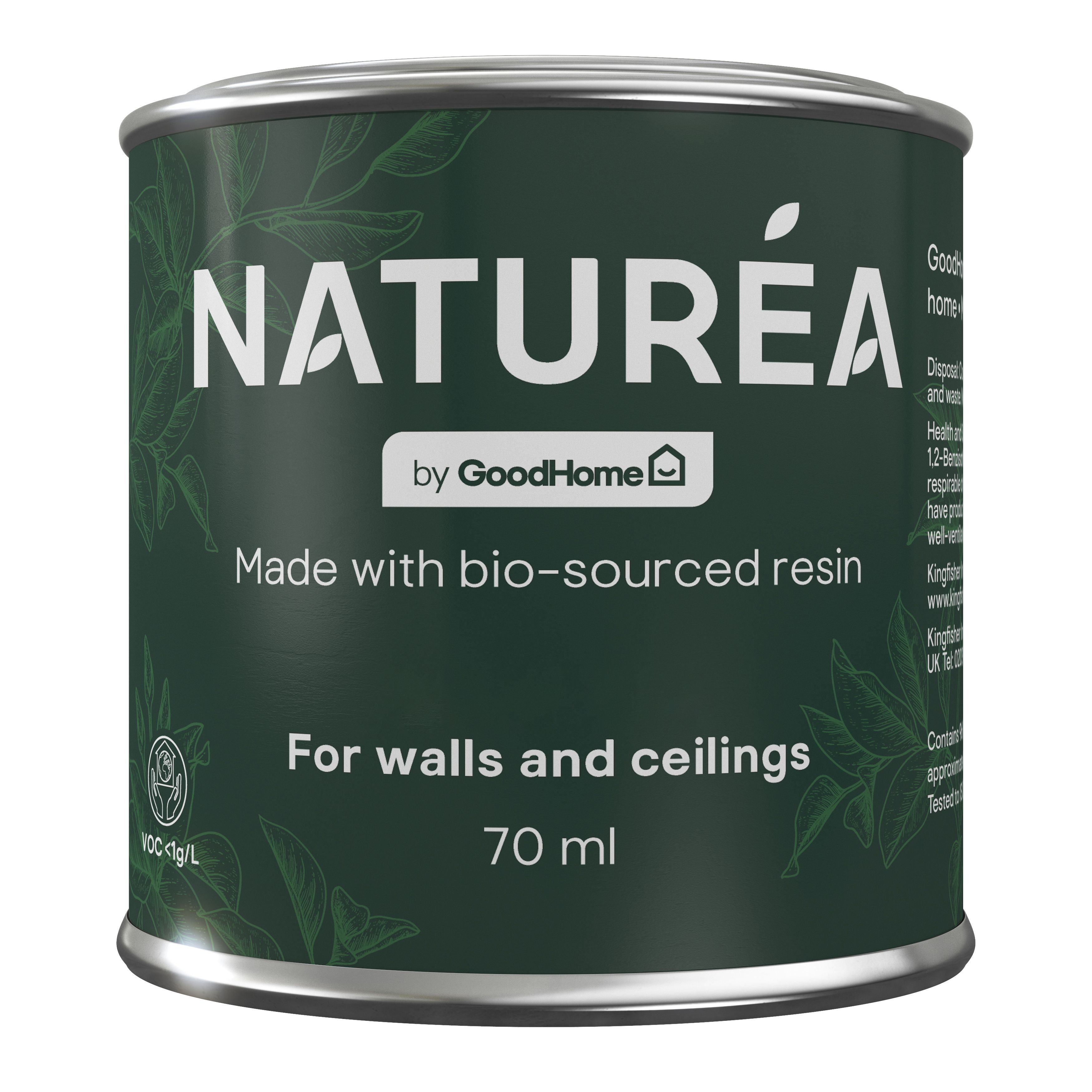 GoodHome Naturéa Clover Velvet matt Wall paint, 70ml