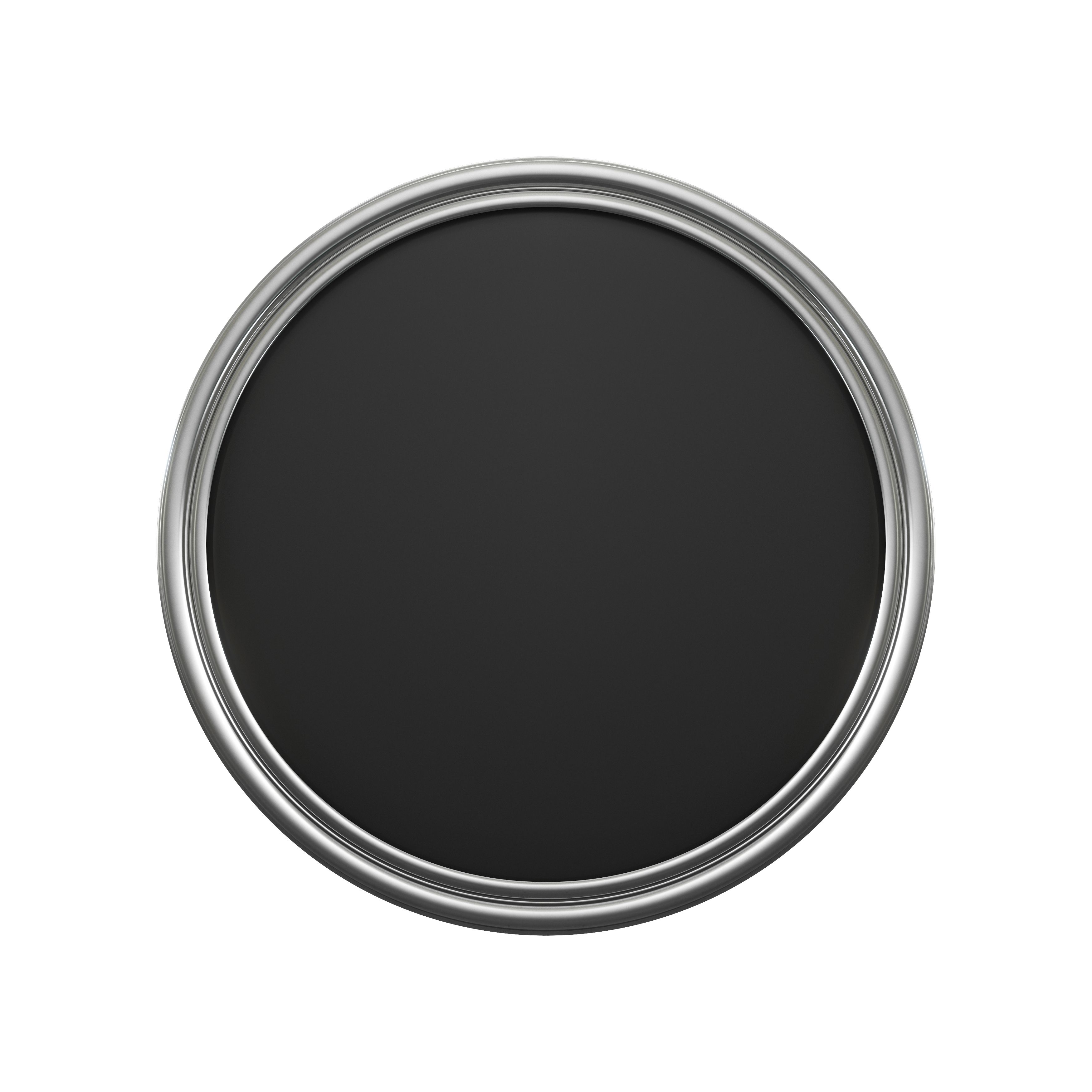 GoodHome Naturéa Jet black Velvet matt Wall paint, 2.5L