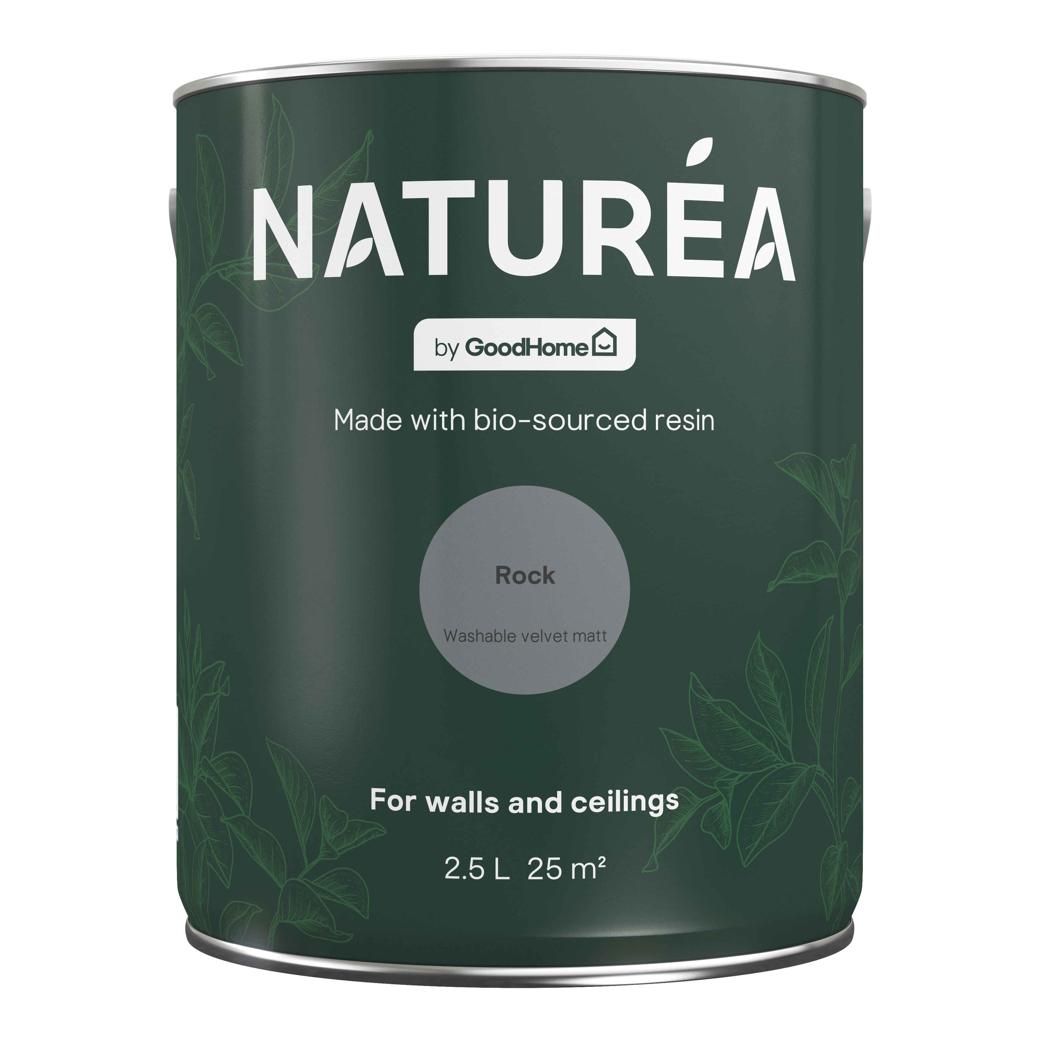GoodHome Naturéa Rock Velvet matt Wall paint, 2.5L