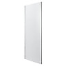 GoodHome Naya Silver Chrome effect Clear Fixed Shower panel (H)195cm (W)80cm