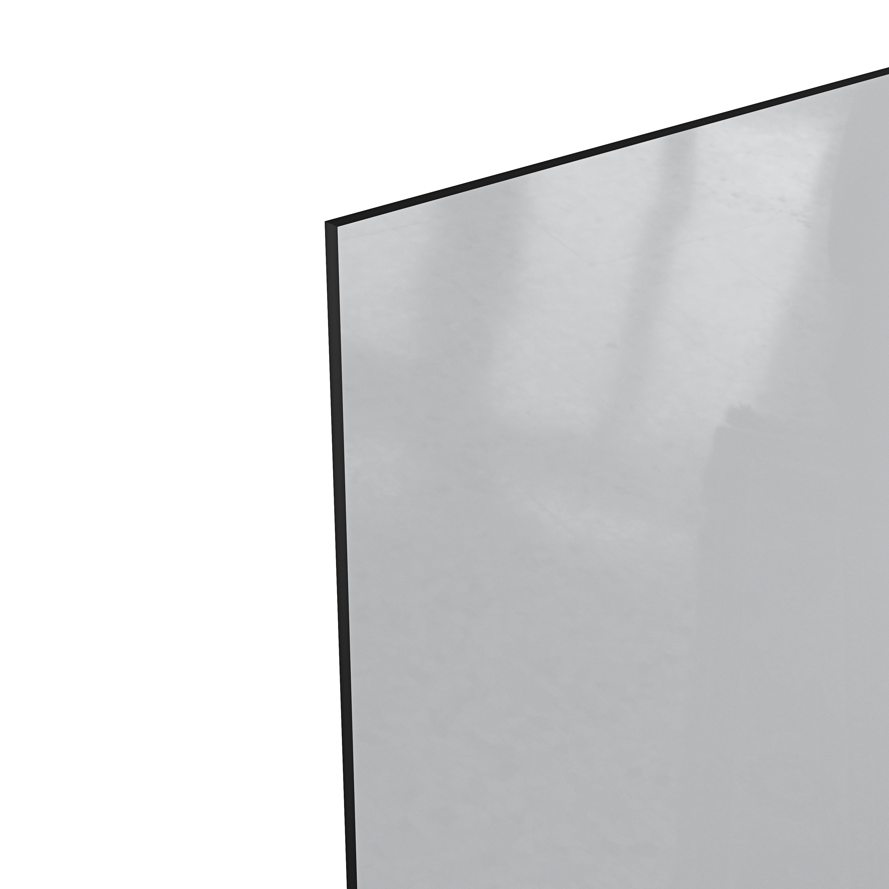 GoodHome Nepeta Anthracite Smooth / shallow Paper & resin Back panel, (H)6000mm (W)20000mm (T)3mm