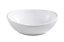 GoodHome Nessa White Oval Counter-mounted Counter top Basin (W)40.5cm