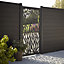 GoodHome Neva Aluminium Decorative Gate, (H)1.7m (W)0.93m