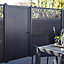 GoodHome Neva Decorative Untreated Metal 1/4 Fence panel (W)1.79m (H)0.44m