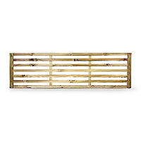 GoodHome Neva Pin Timber Trellis panel (W)179cm x (H)52cm