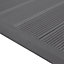 GoodHome Neva Solid Composite L-Shape Finishing profile Anthracite (L)2200mm