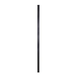 GoodHome Neva Steel Slotted Fence post (H)2.4m (W)70mm