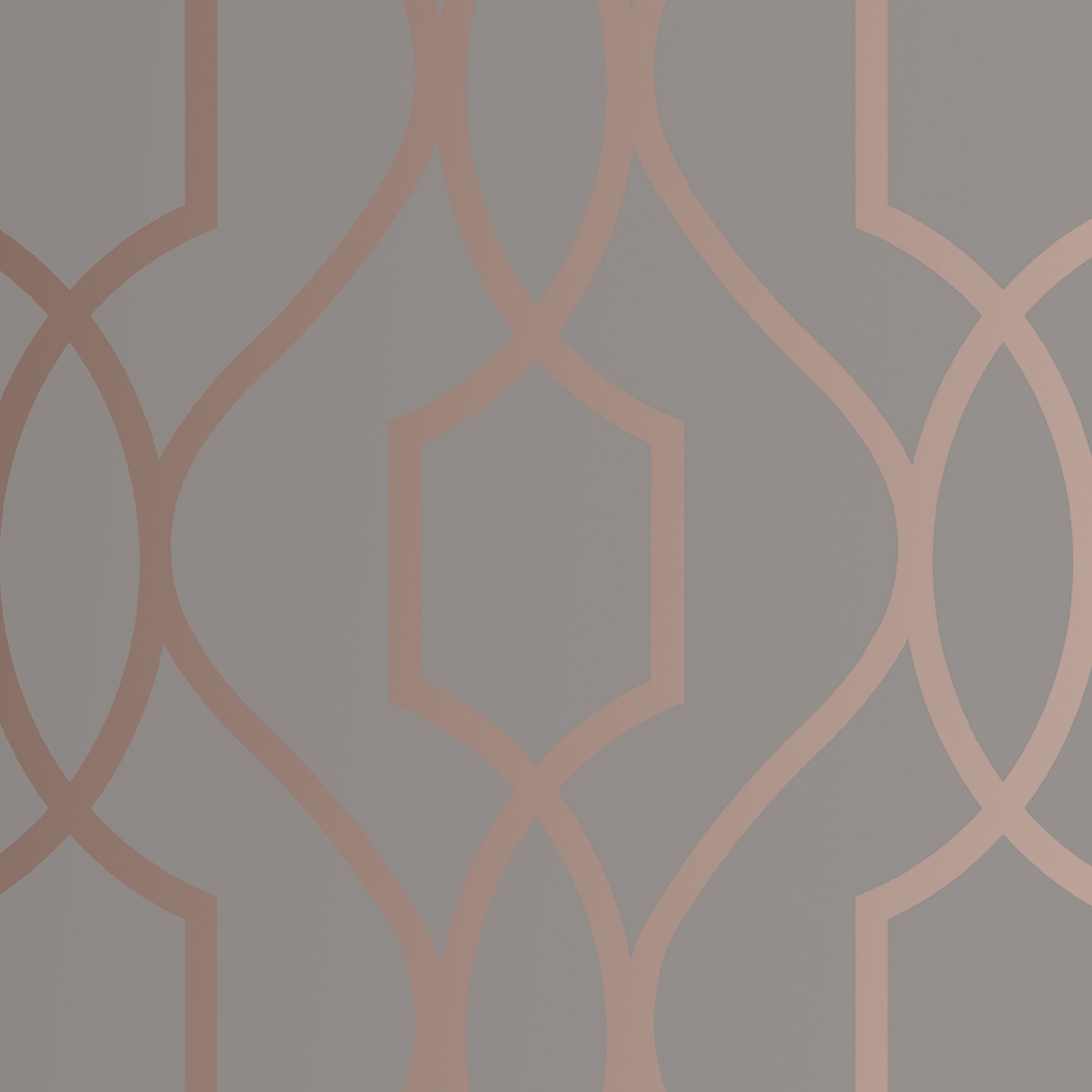 GoodHome Newland Grey Metallic effect Geometric Smooth Wallpaper
