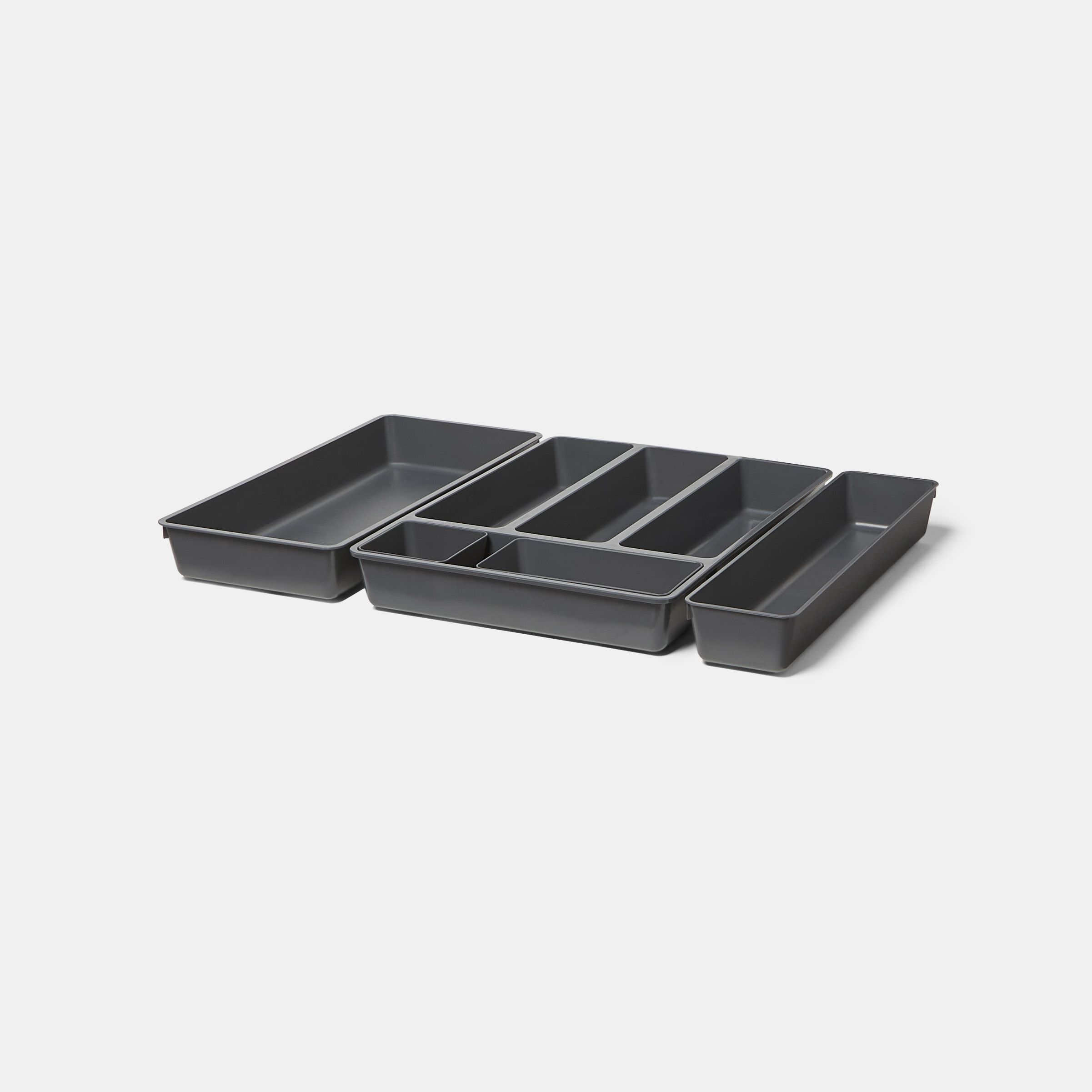 GoodHome Nitaki ABS plastic Non-adjustable Cutlery tray, (H)550mm (W)182mm